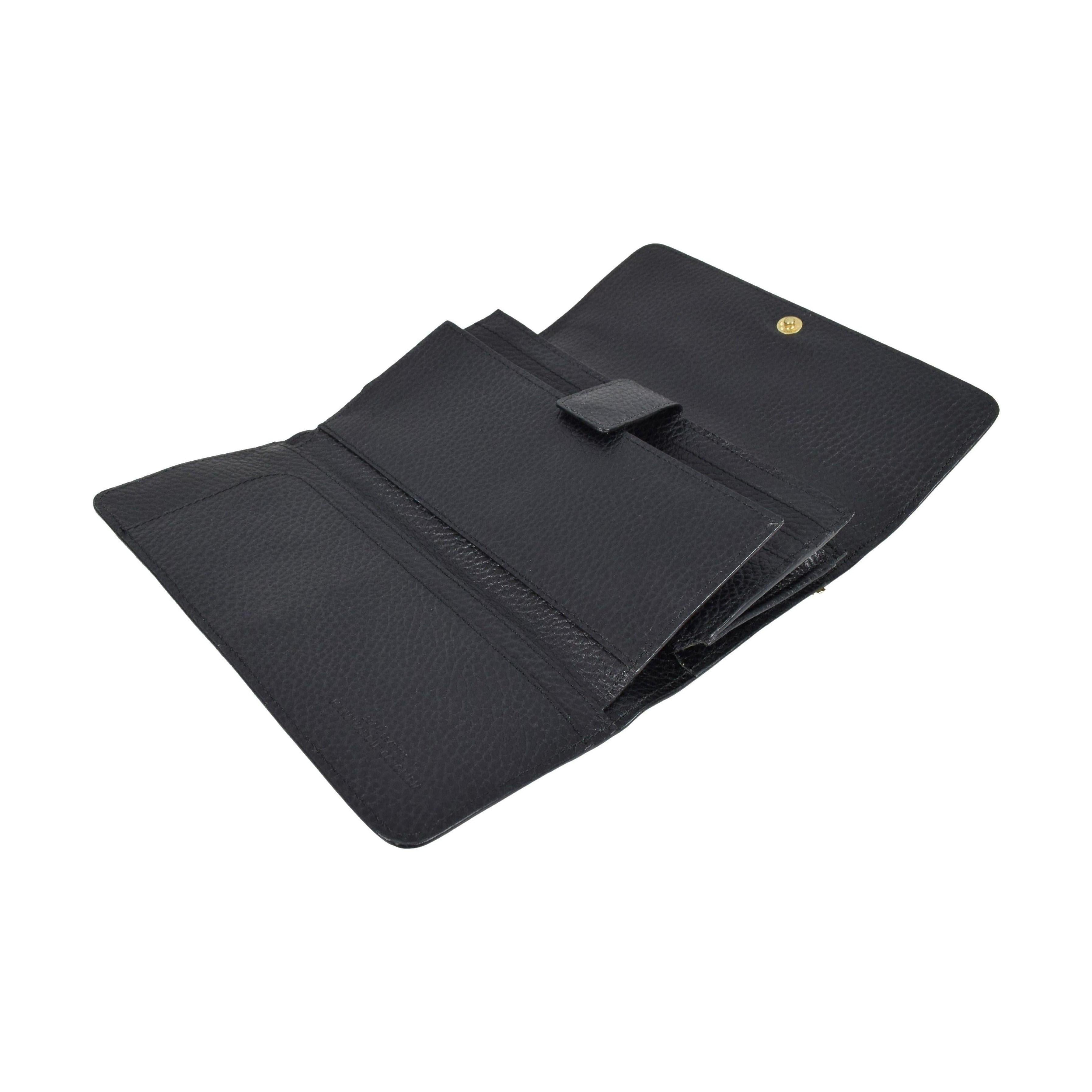 Double Snap Checkbook Wallet, Wallet | LAND Leather Goods