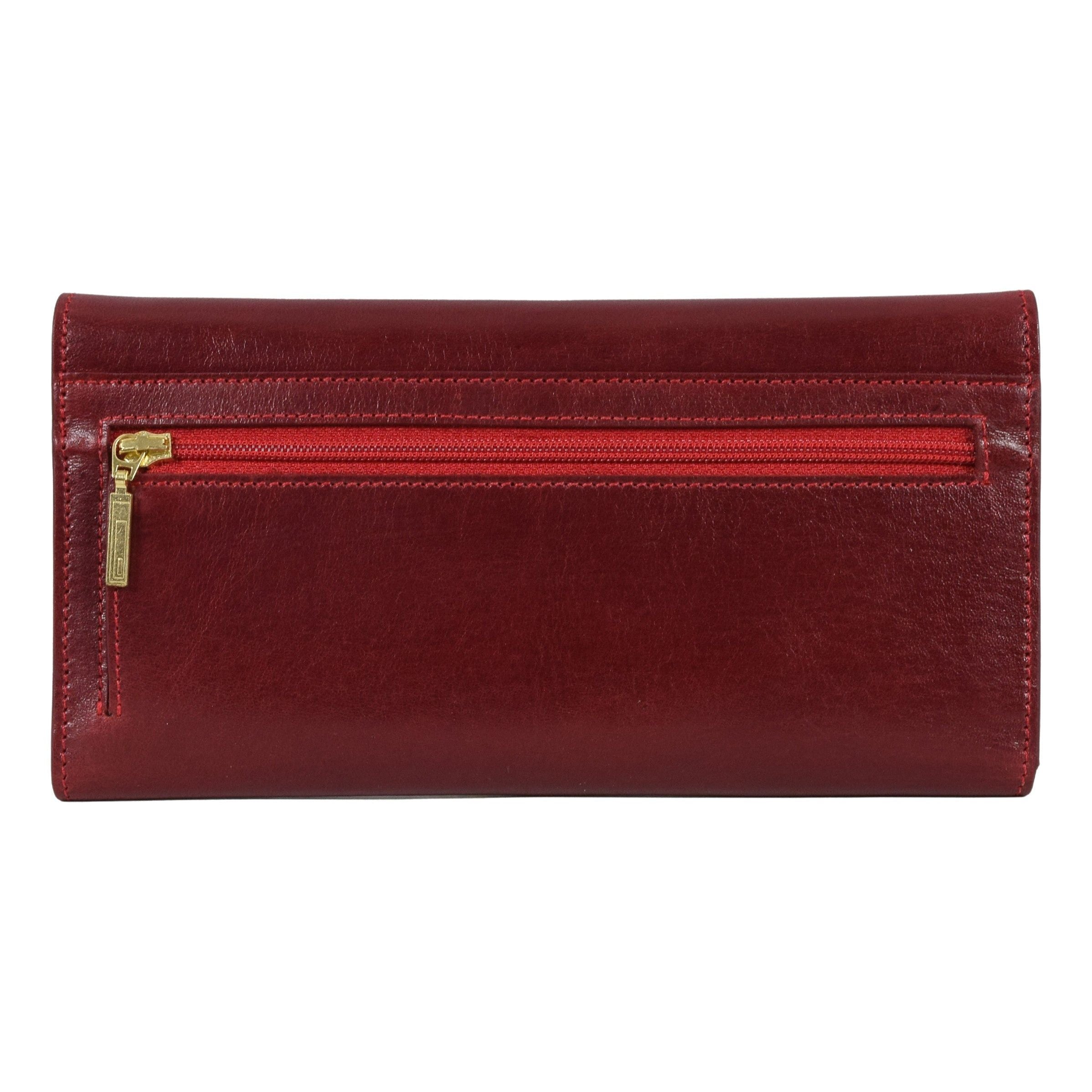 Three Leaf Ladies Wallet, Wallet | LAND Leather Goods
