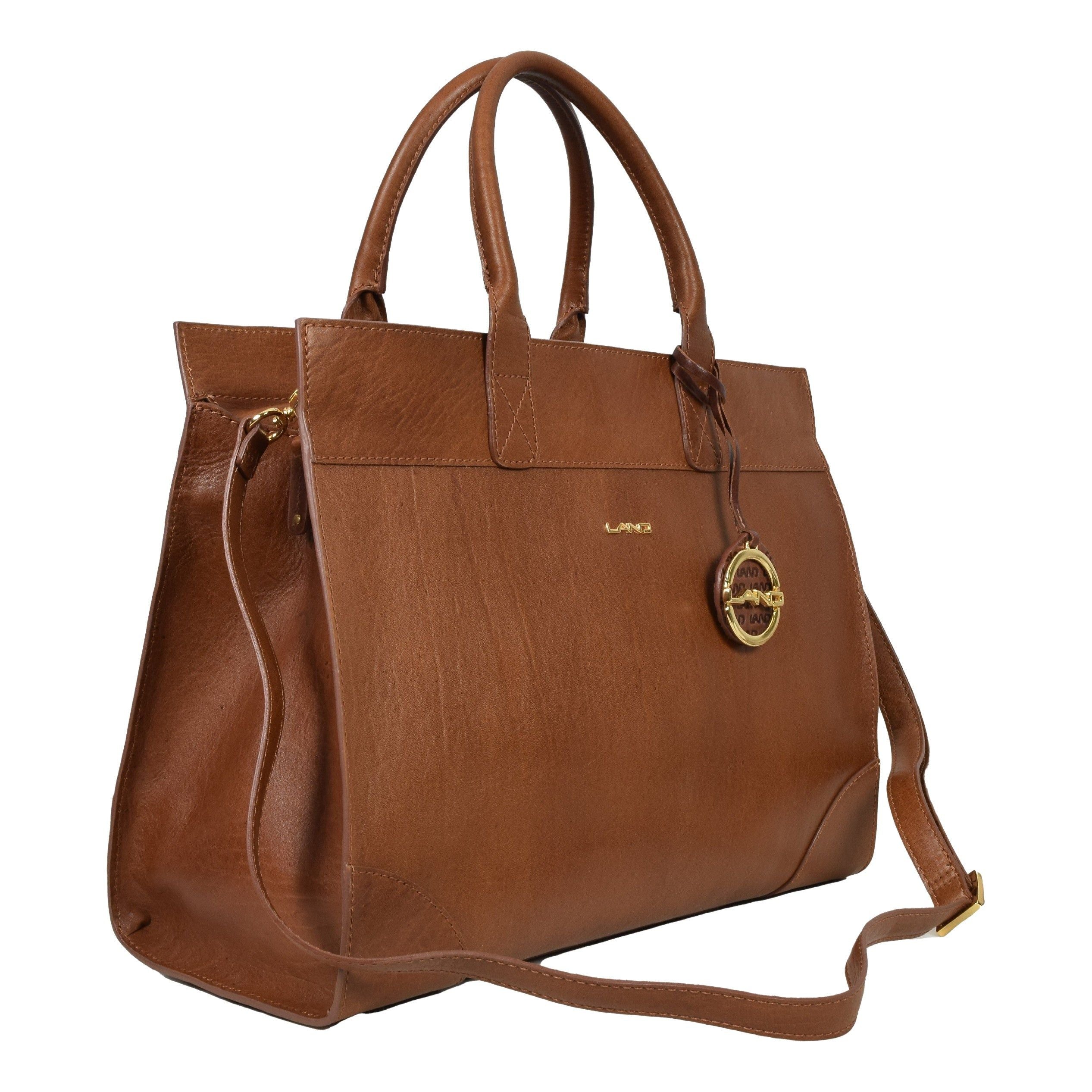 Courtney East/West Tote, Handbag | LAND Leather Goods