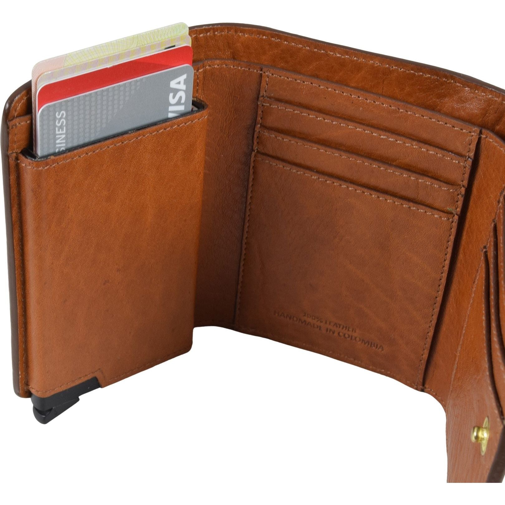 Ladies Pop Up Card Wallet, Wallet | LAND Leather Goods