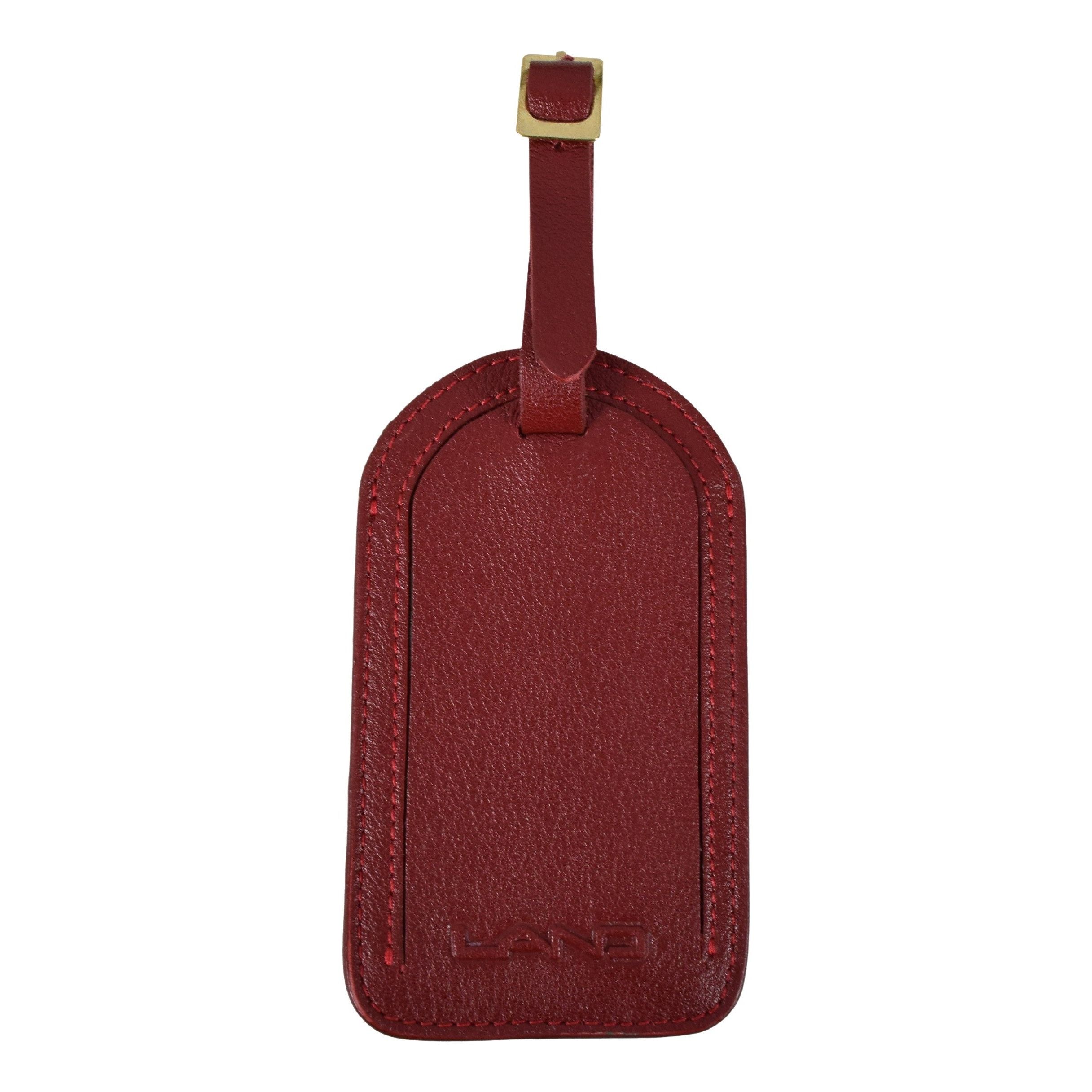 Leather Luggage Tag, Luggage Tag | LAND Leather Goods
