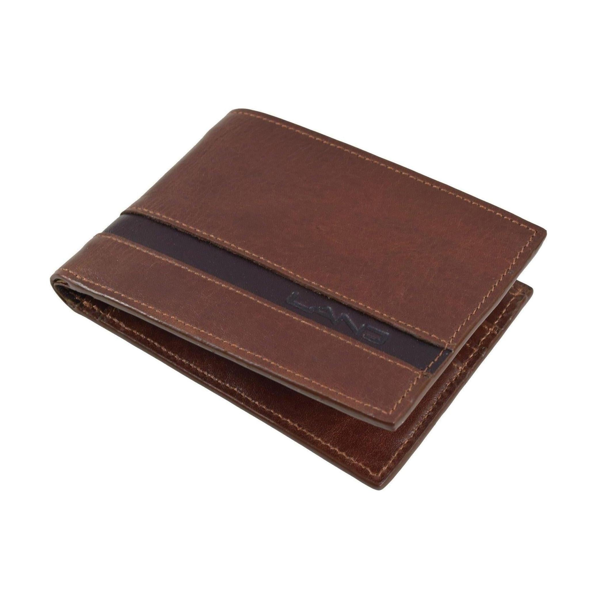 Two Tone Men's Wallet, Wallet | LAND Leather Goods