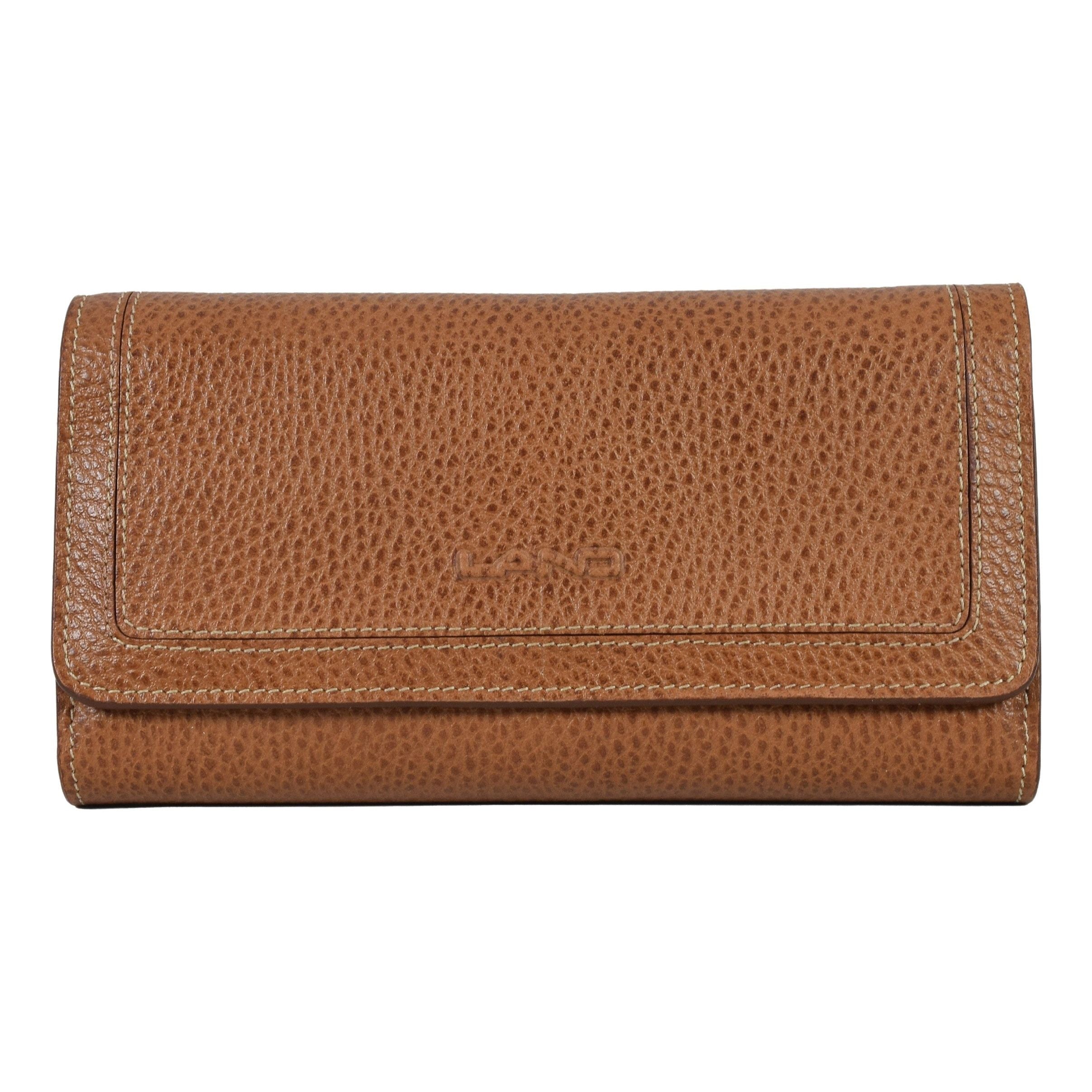 Double Snap Checkbook Wallet, Wallet | LAND Leather Goods