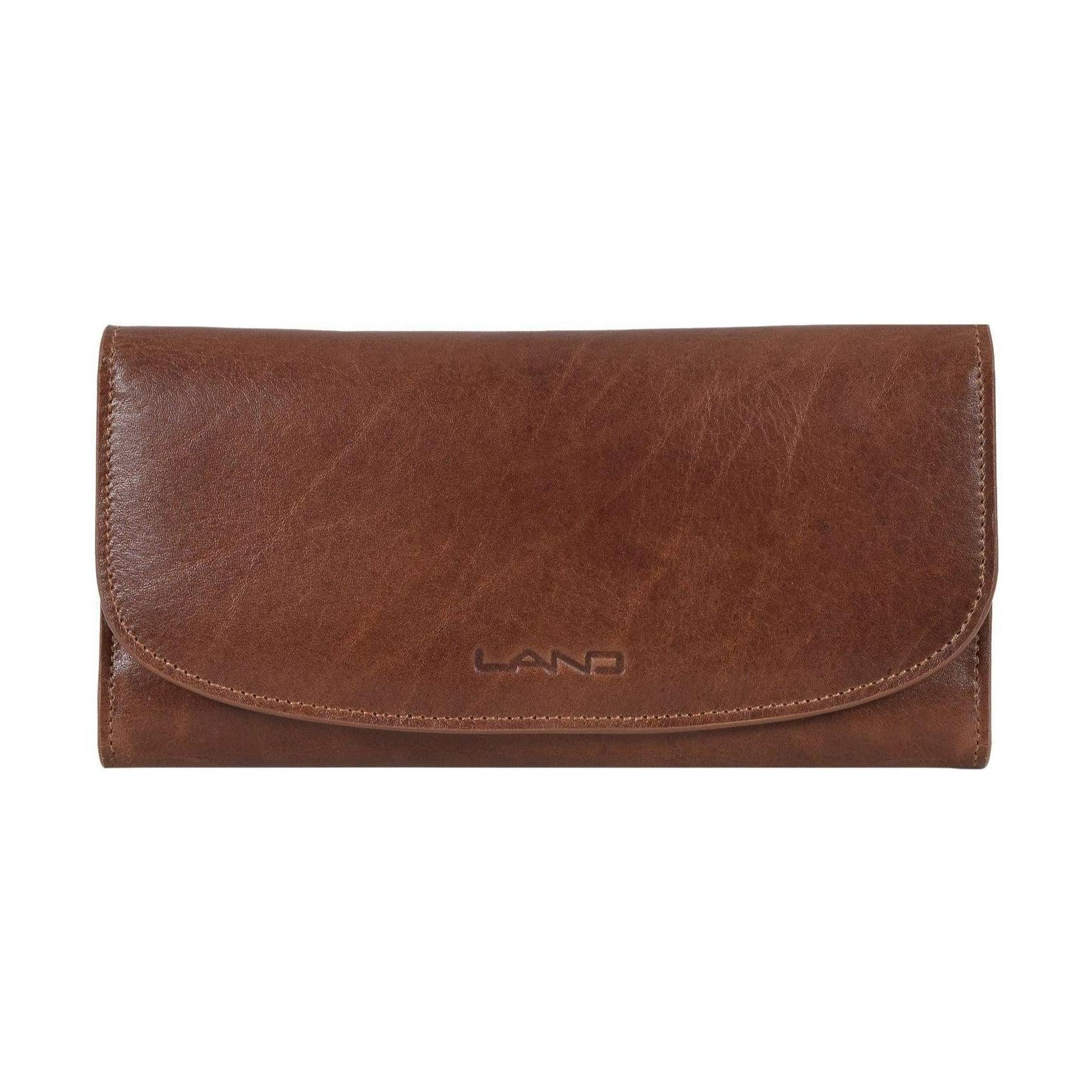 Three Leaf Ladies Wallet, Wallet | LAND Leather Goods