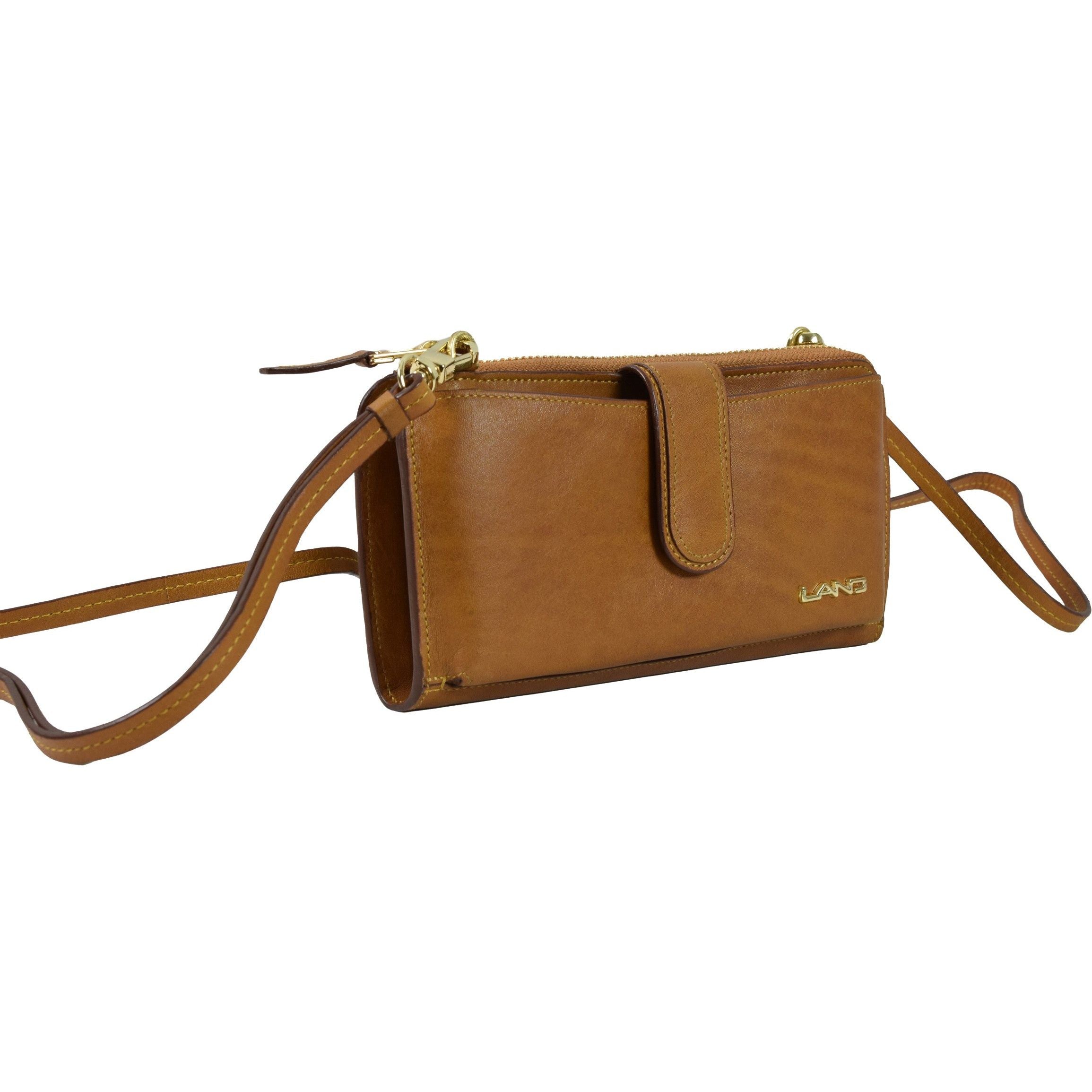 Napa Convertible Wallet & Crossover, Crossover Bag | LAND Leather Goods