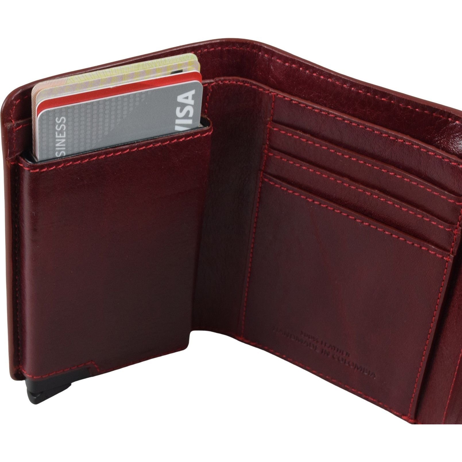 Ladies Pop Up Card Wallet, Wallet | LAND Leather Goods