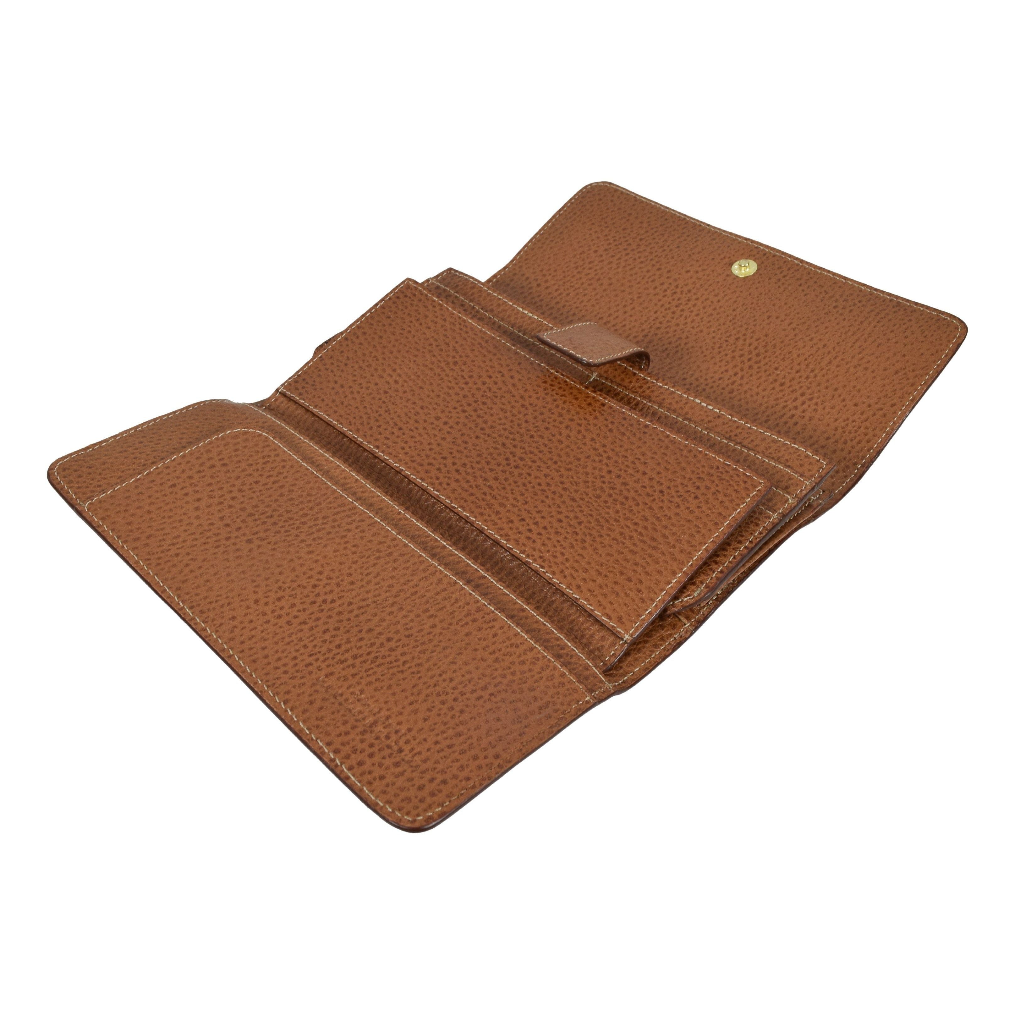 Double Snap Checkbook Wallet, Wallet | LAND Leather Goods