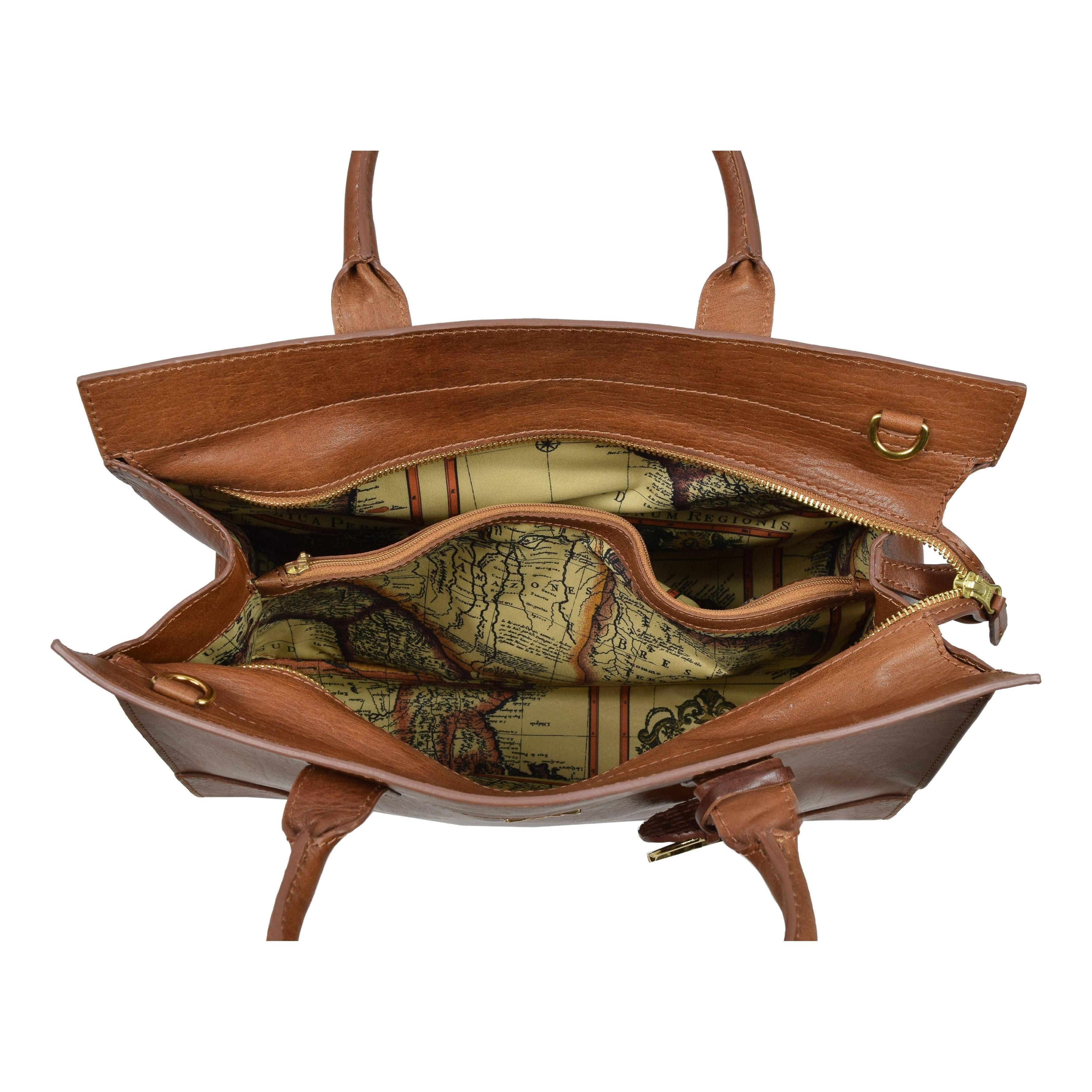 Courtney East/West Tote, Handbag | LAND Leather Goods