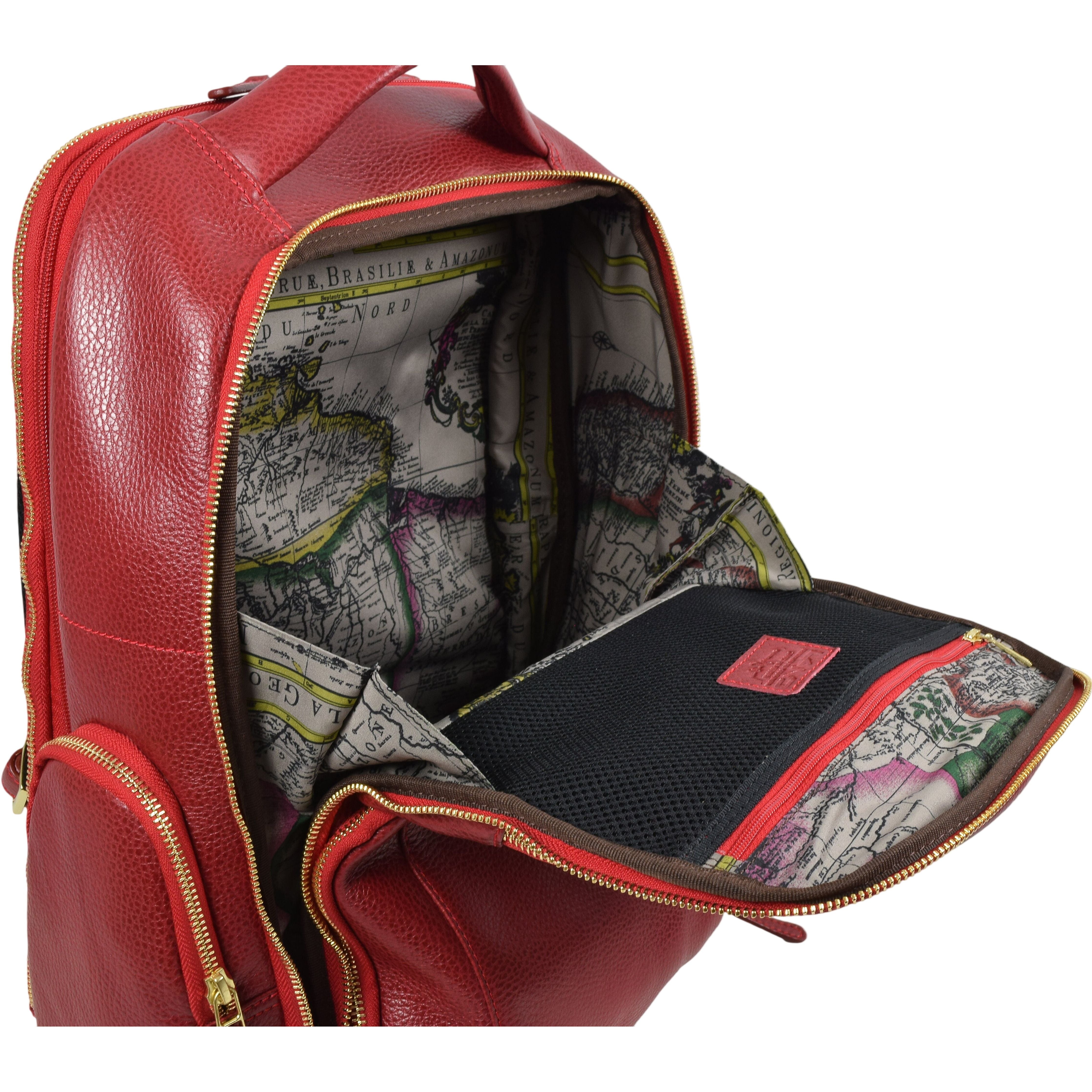 The Kenai Expandable Travel Backpack, Backpack | LAND Leather Goods