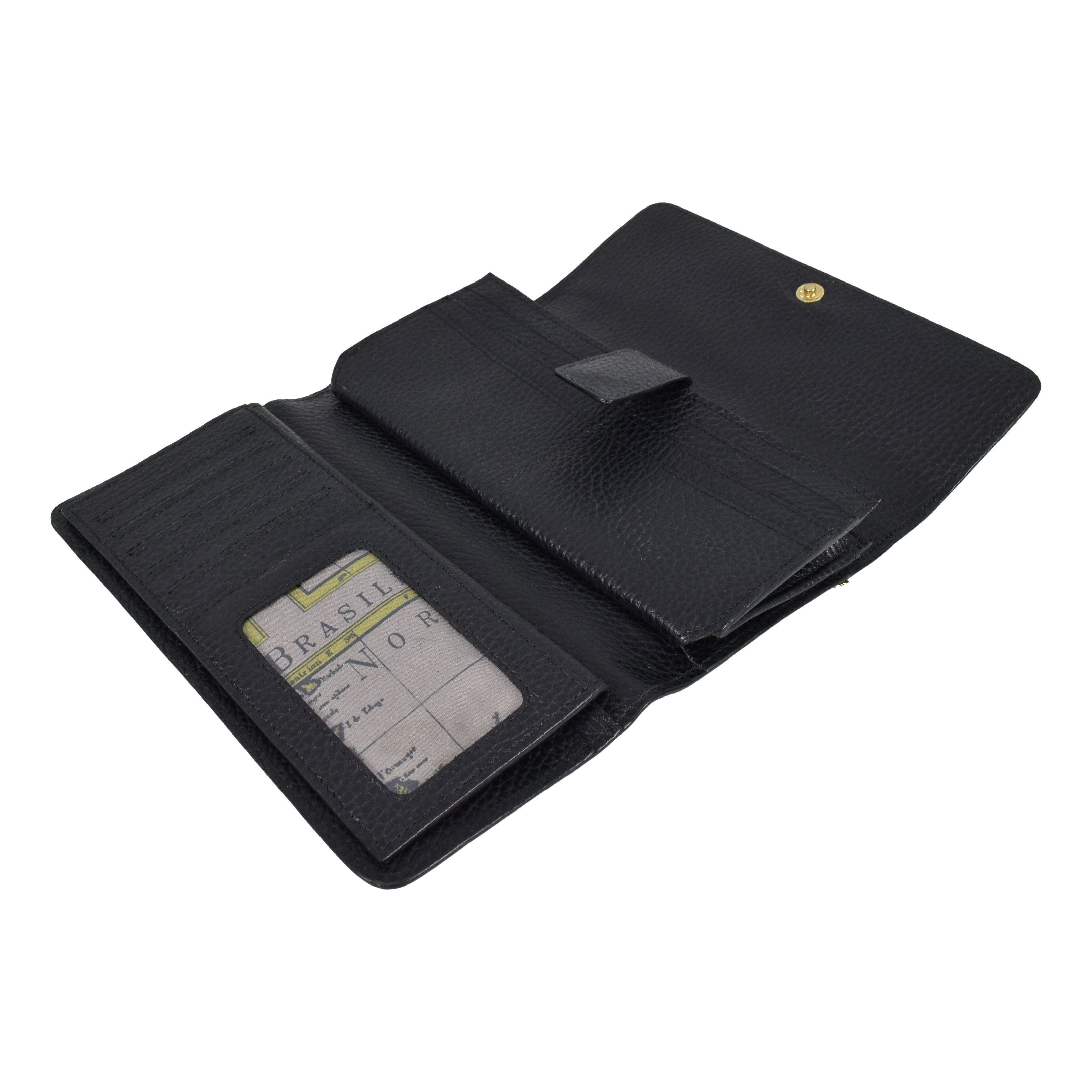 Double Snap Checkbook Wallet, Wallet | LAND Leather Goods