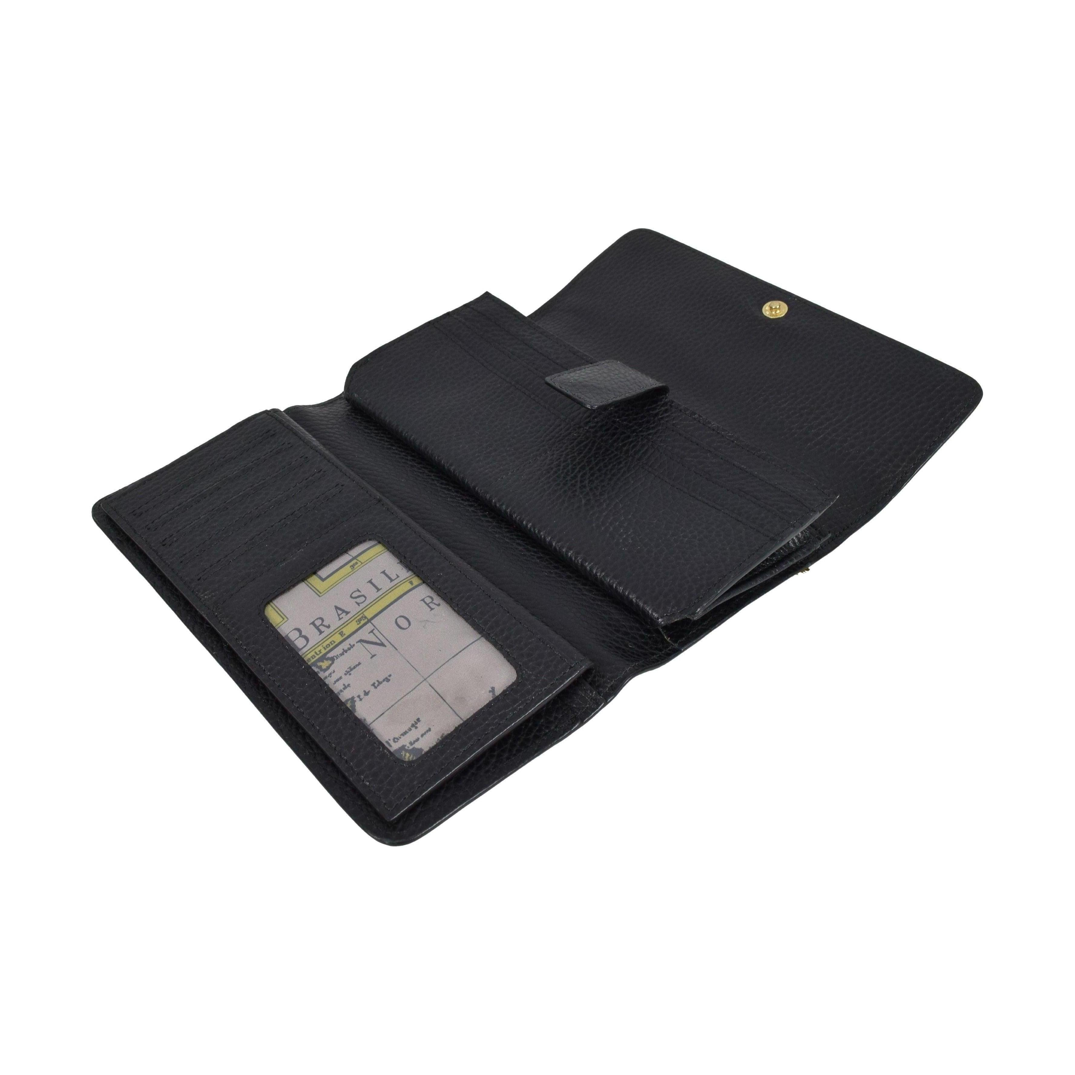 Double Snap Checkbook Wallet, Wallet | LAND Leather Goods