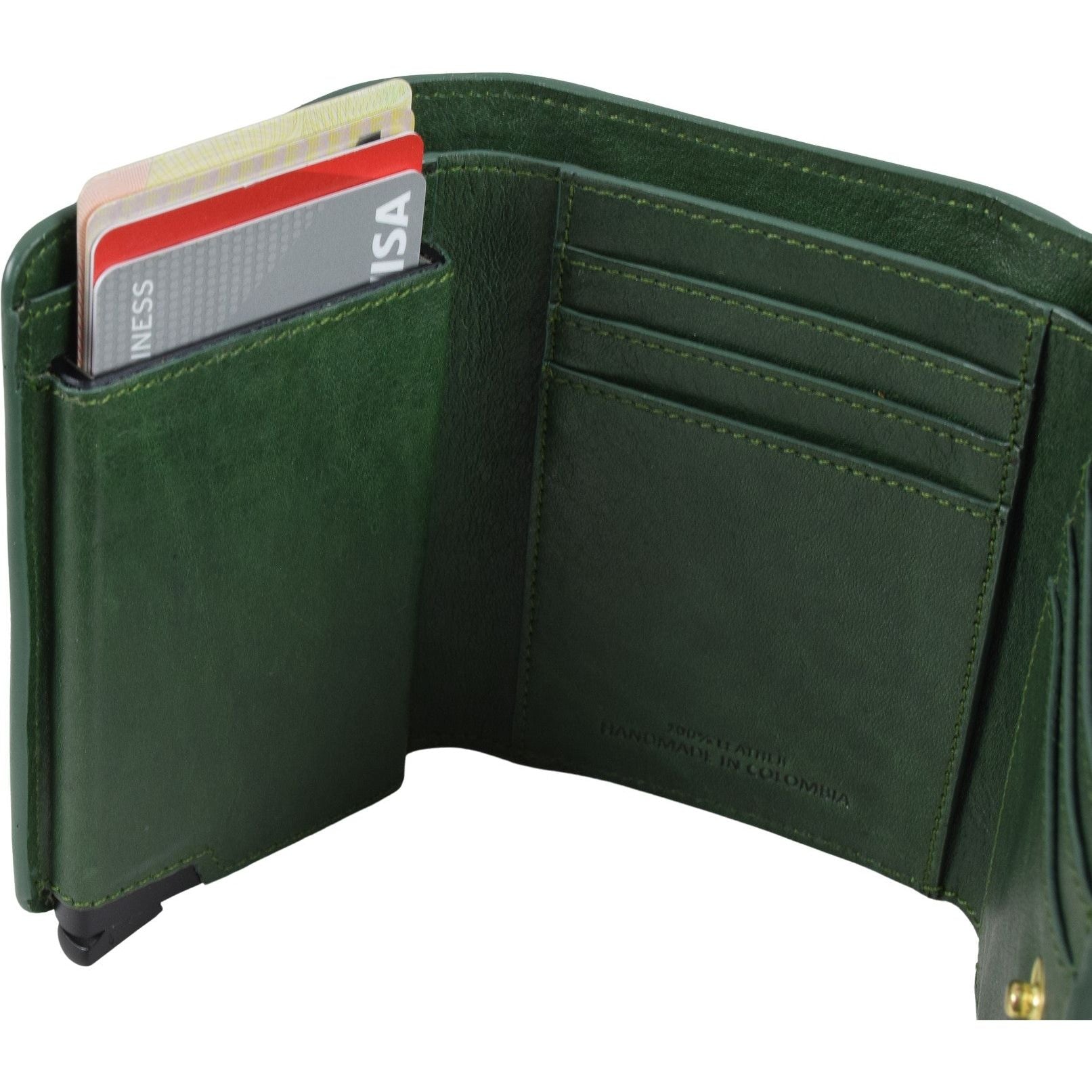 Ladies Pop Up Card Wallet, Wallet | LAND Leather Goods