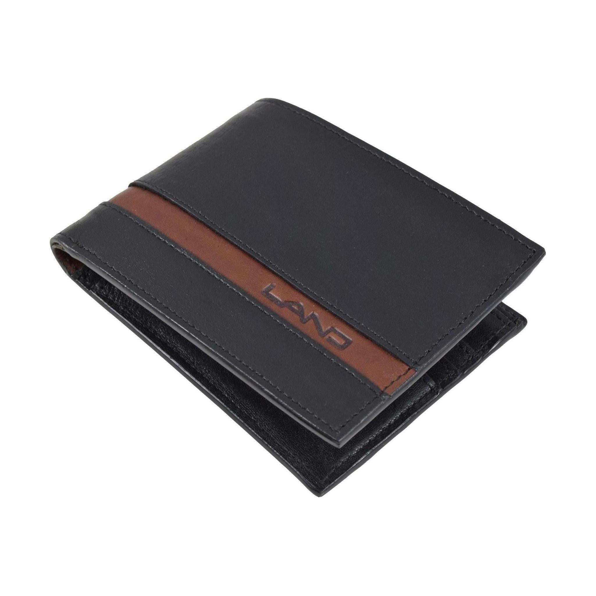 Two Tone Men's Wallet, Wallet | LAND Leather Goods