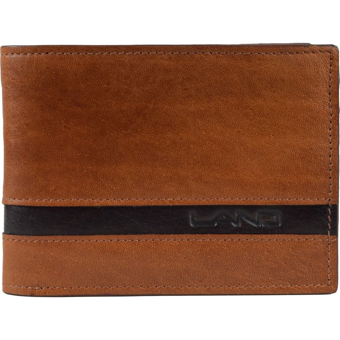 Two Tone Men's Wallet, Wallet | LAND Leather Goods