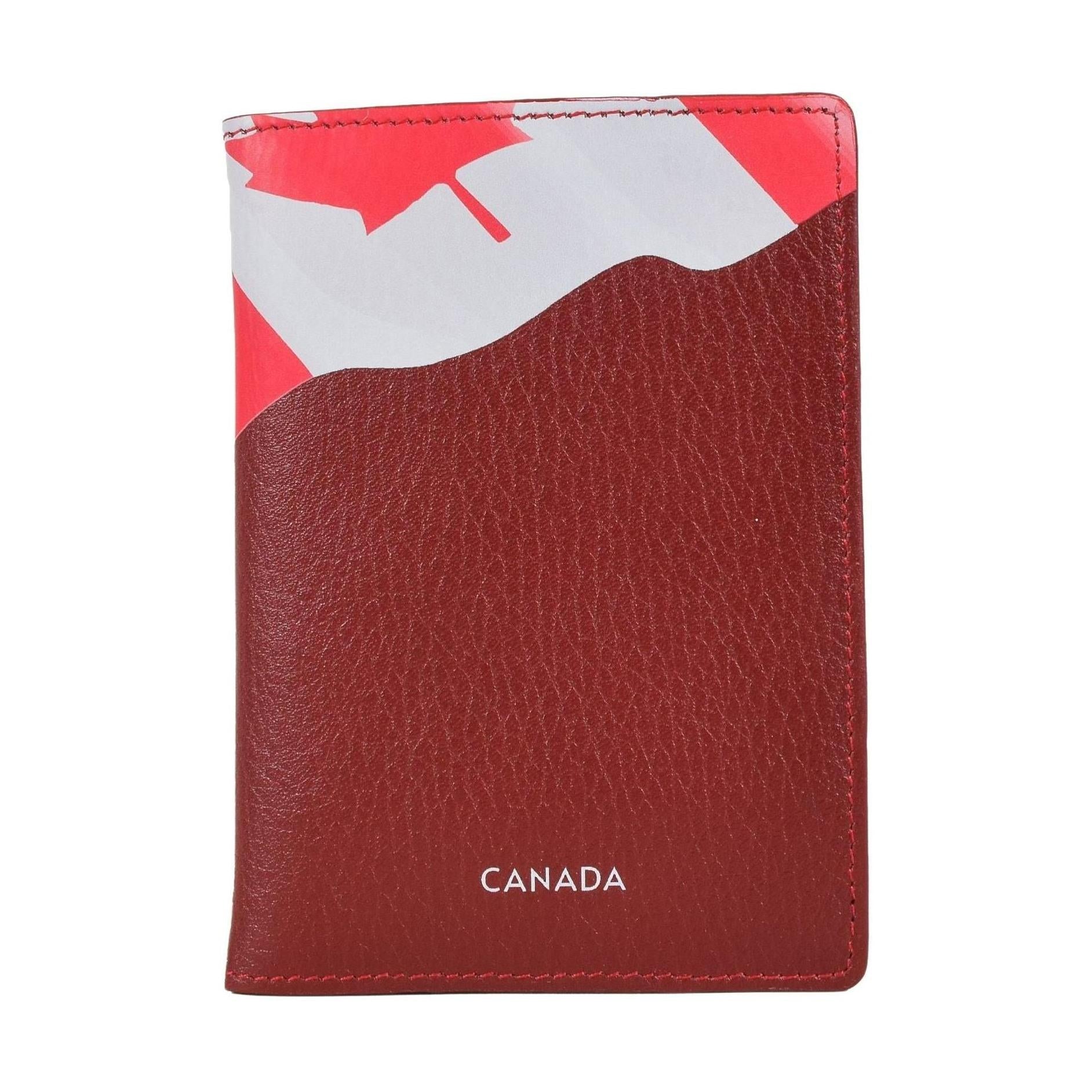 Canada Heritage Passport Case, Passport Case | LAND Leather Goods