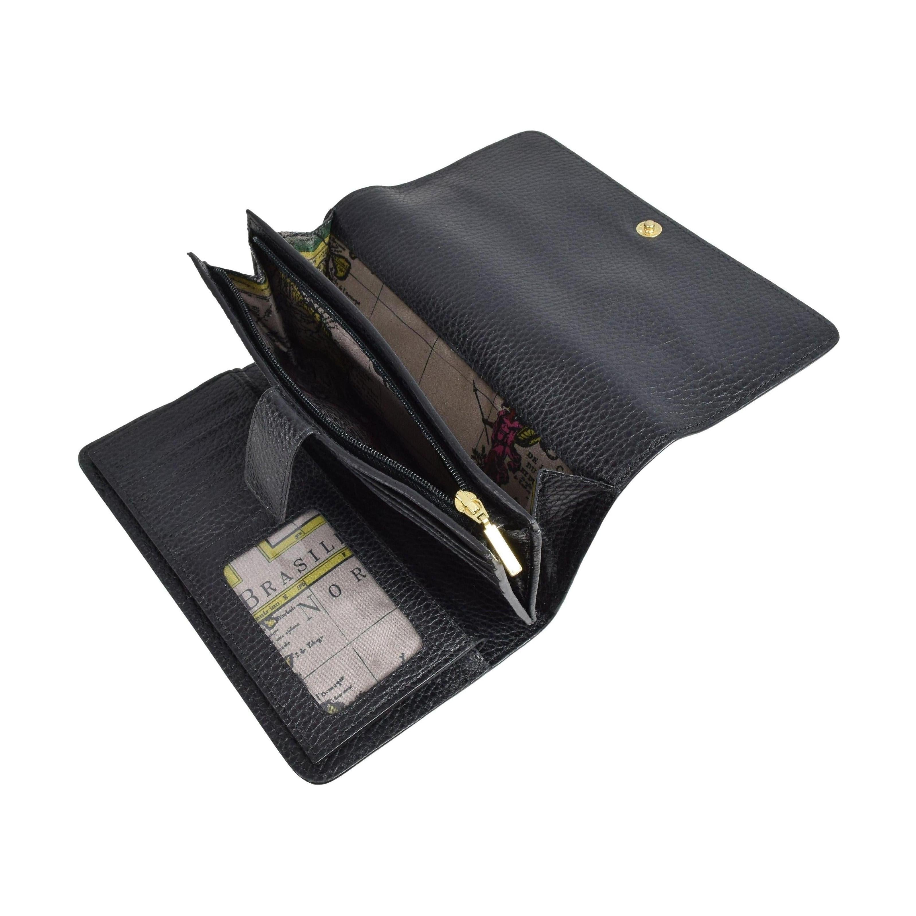 Double Snap Checkbook Wallet, Wallet | LAND Leather Goods