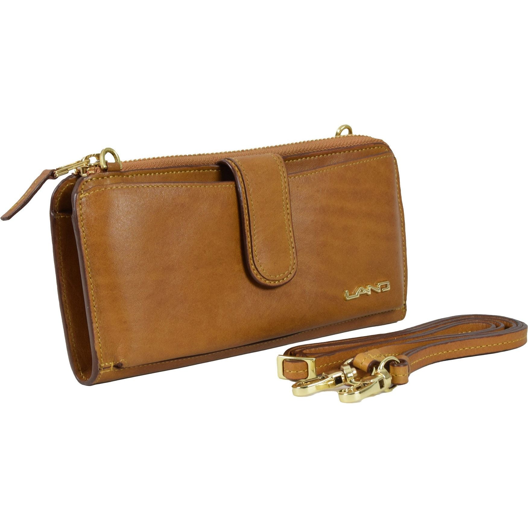 Napa Convertible Wallet & Crossover, Crossover Bag | LAND Leather Goods