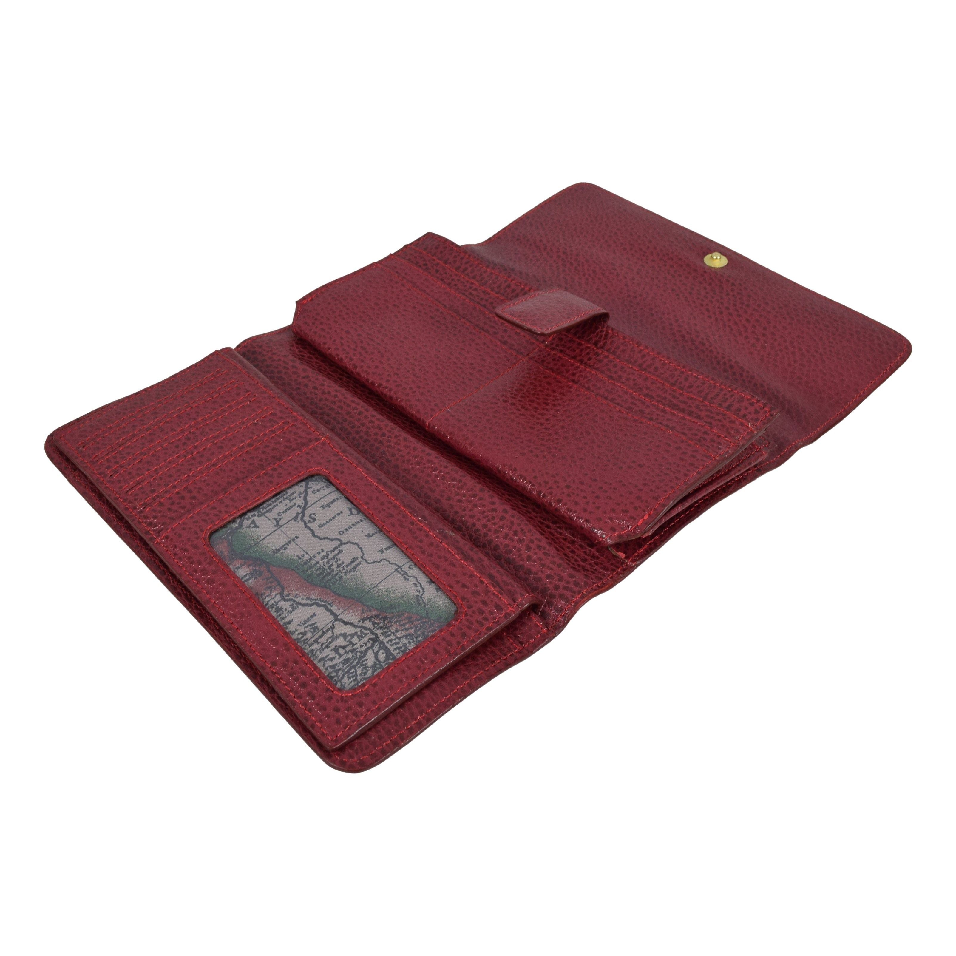 Double Snap Checkbook Wallet, Wallet | LAND Leather Goods
