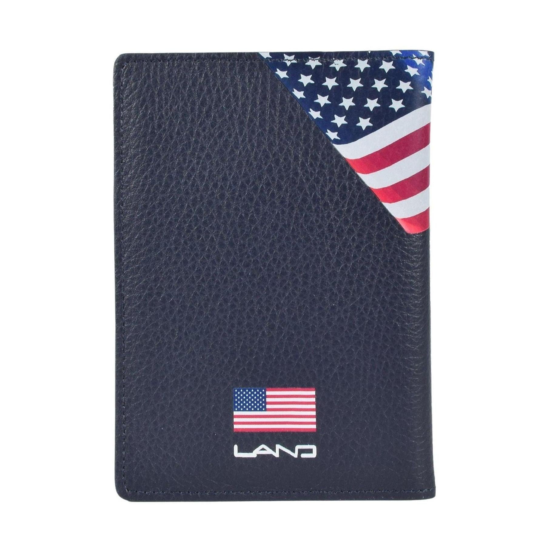 USA Heritage Passport Case, Passport Case | LAND Leather Goods
