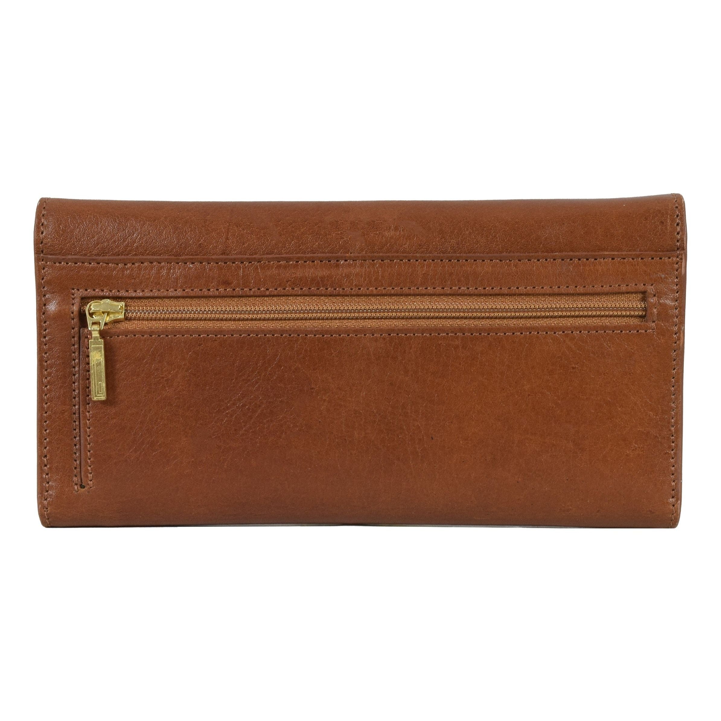 Three Leaf Ladies Wallet, Wallet | LAND Leather Goods