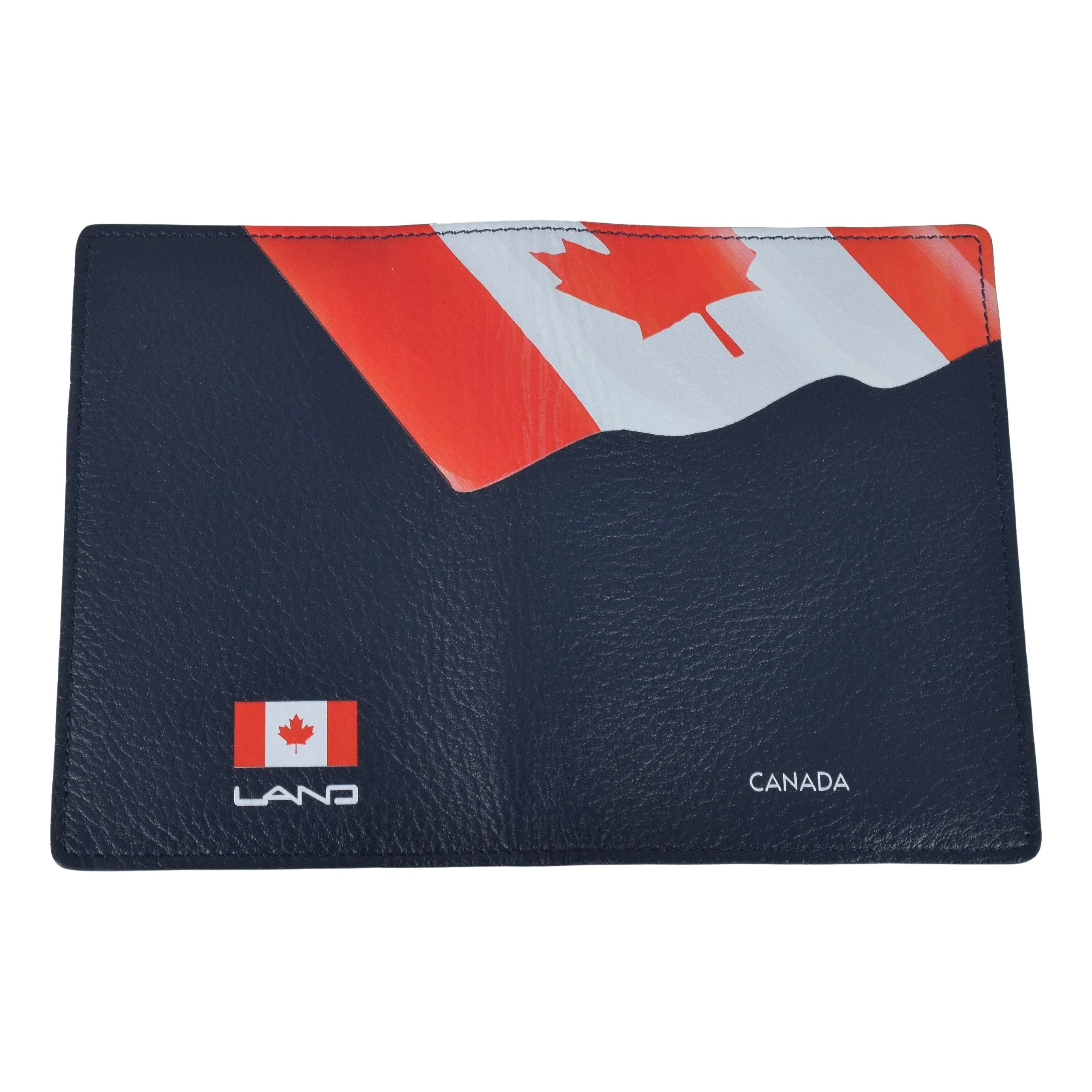 Canada Heritage Passport Case, Passport Case | LAND Leather Goods