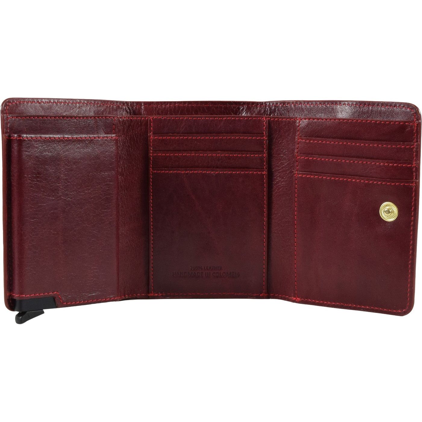 Ladies Pop Up Card Wallet, Wallet | LAND Leather Goods