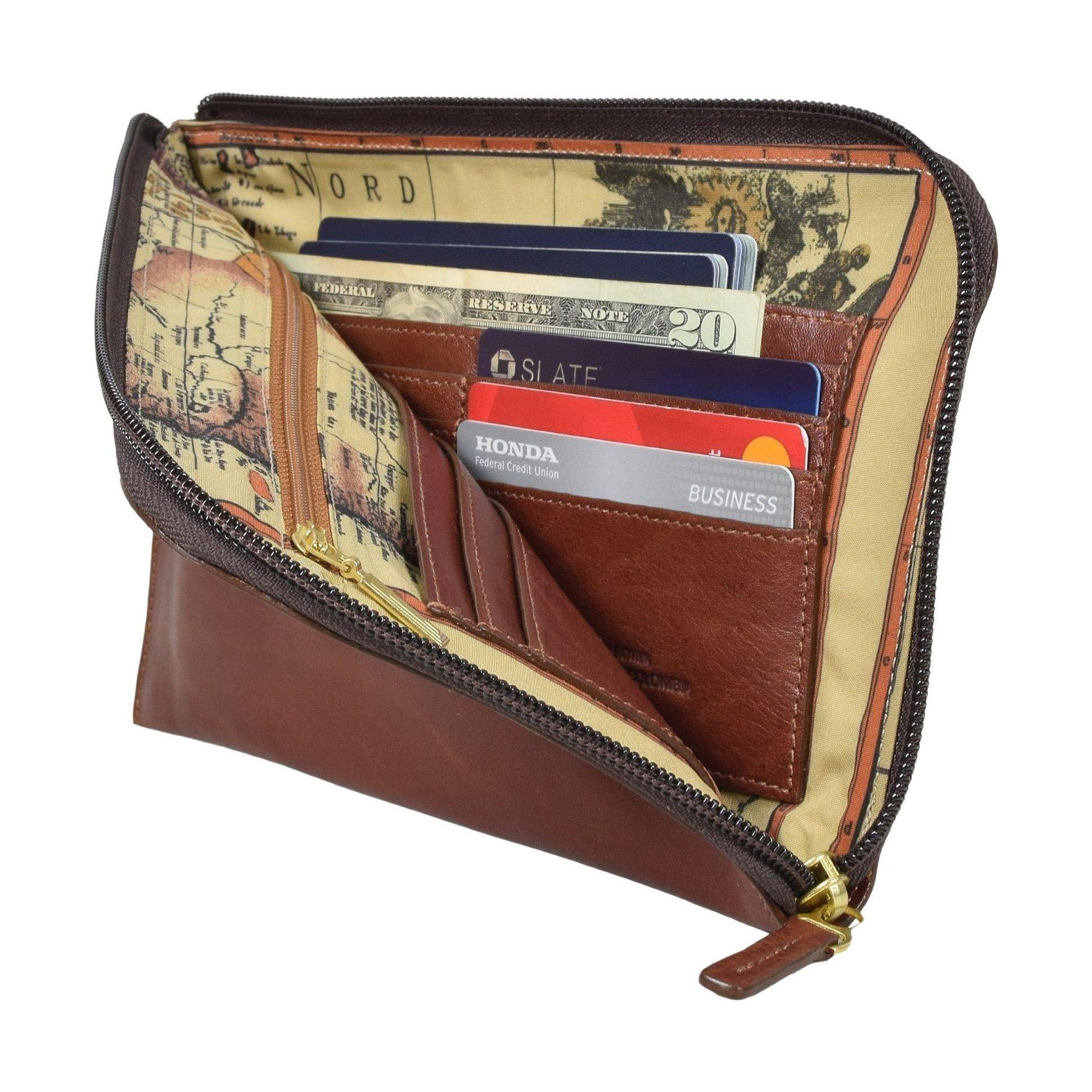 The Travel Caddy, Travel Wallet | LAND Leather Goods