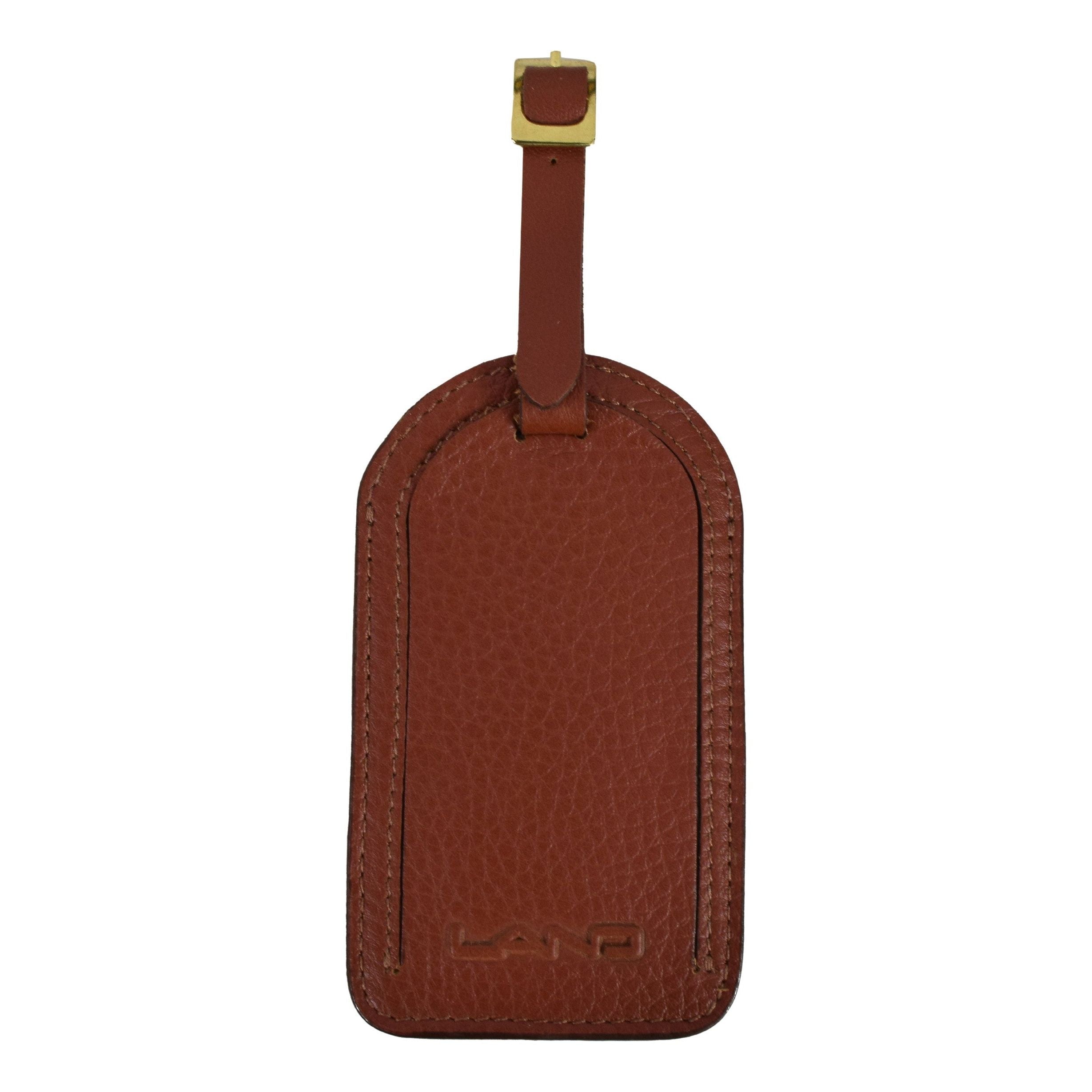 Leather Luggage Tag, Luggage Tag | LAND Leather Goods