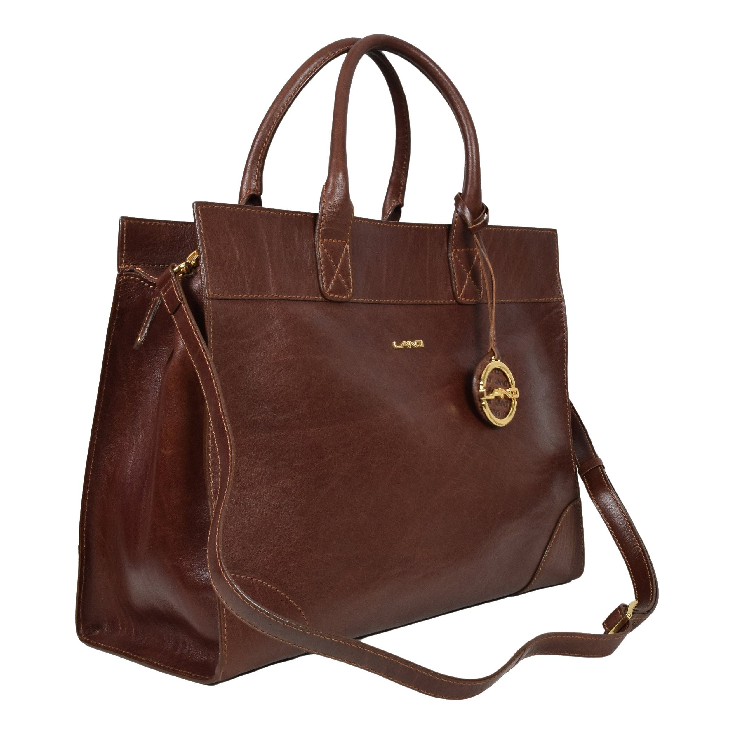 Courtney East/West Tote, Handbag | LAND Leather Goods