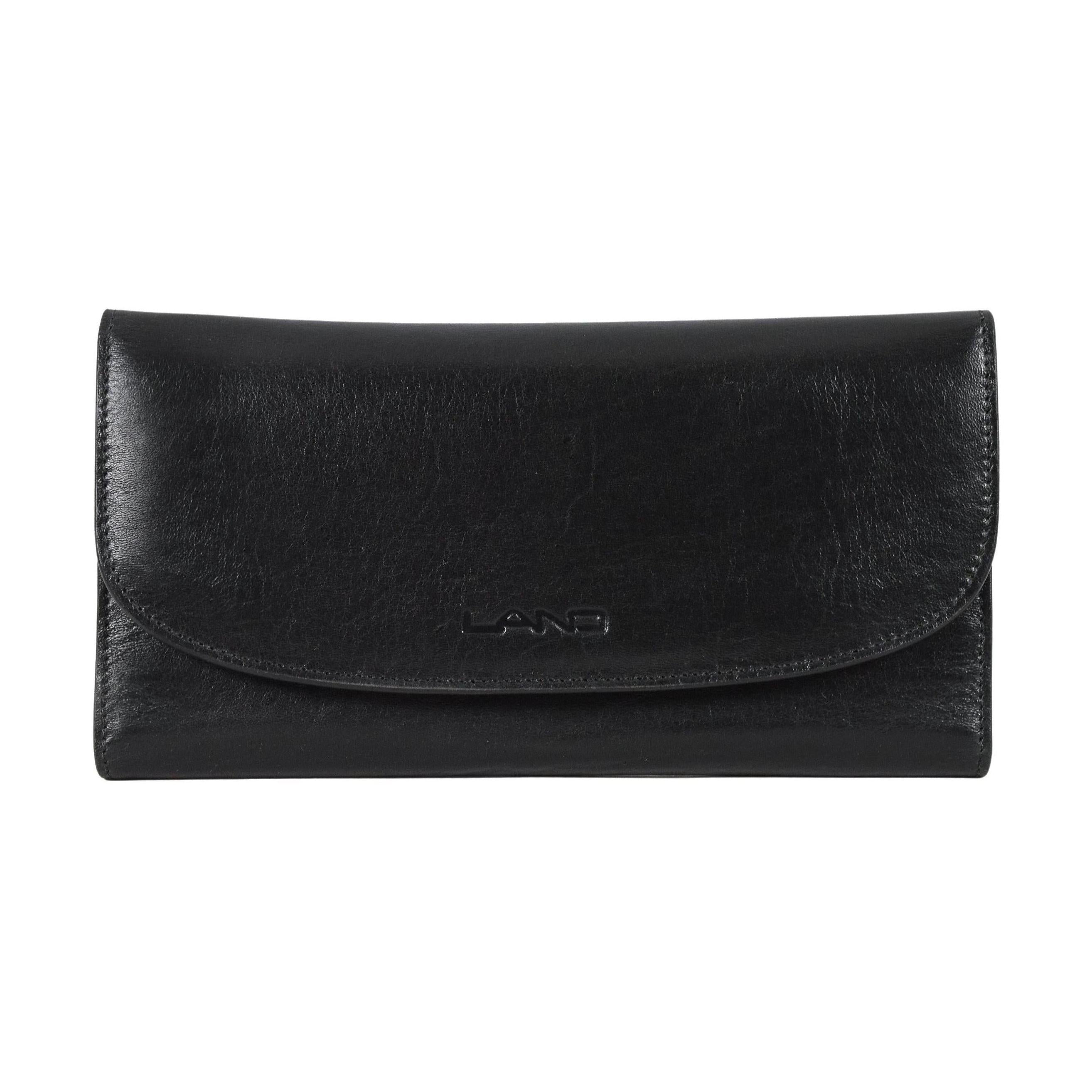 Three Leaf Ladies Wallet, Wallet | LAND Leather Goods