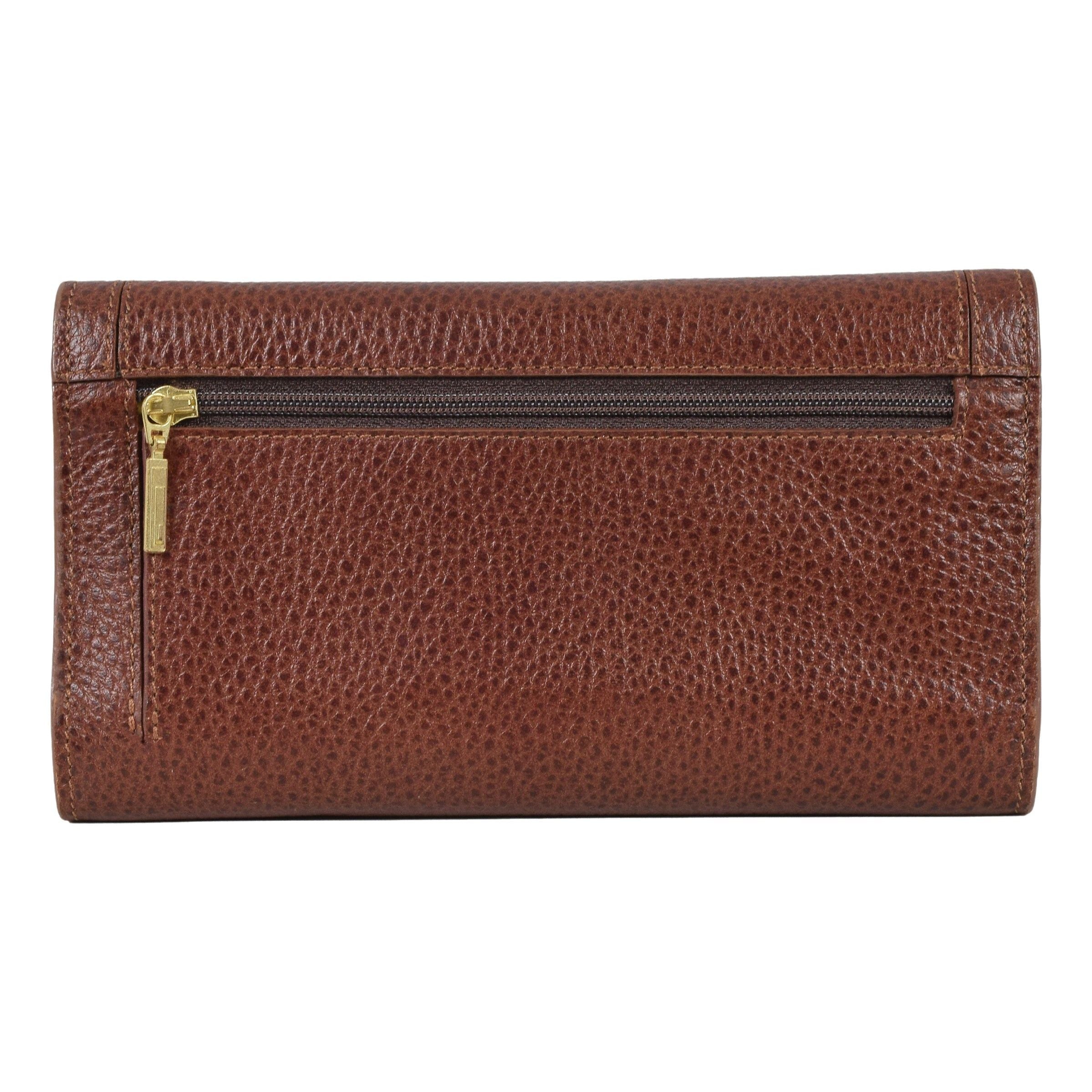 Double Snap Checkbook Wallet, Wallet | LAND Leather Goods