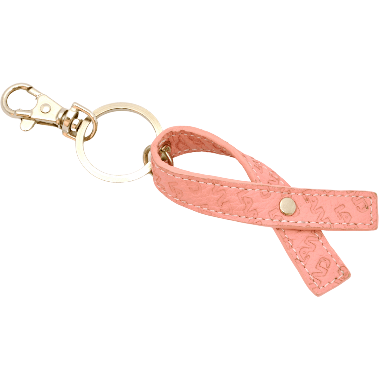 Breast Cancer Awareness Key Ring - LAND Leather Goods