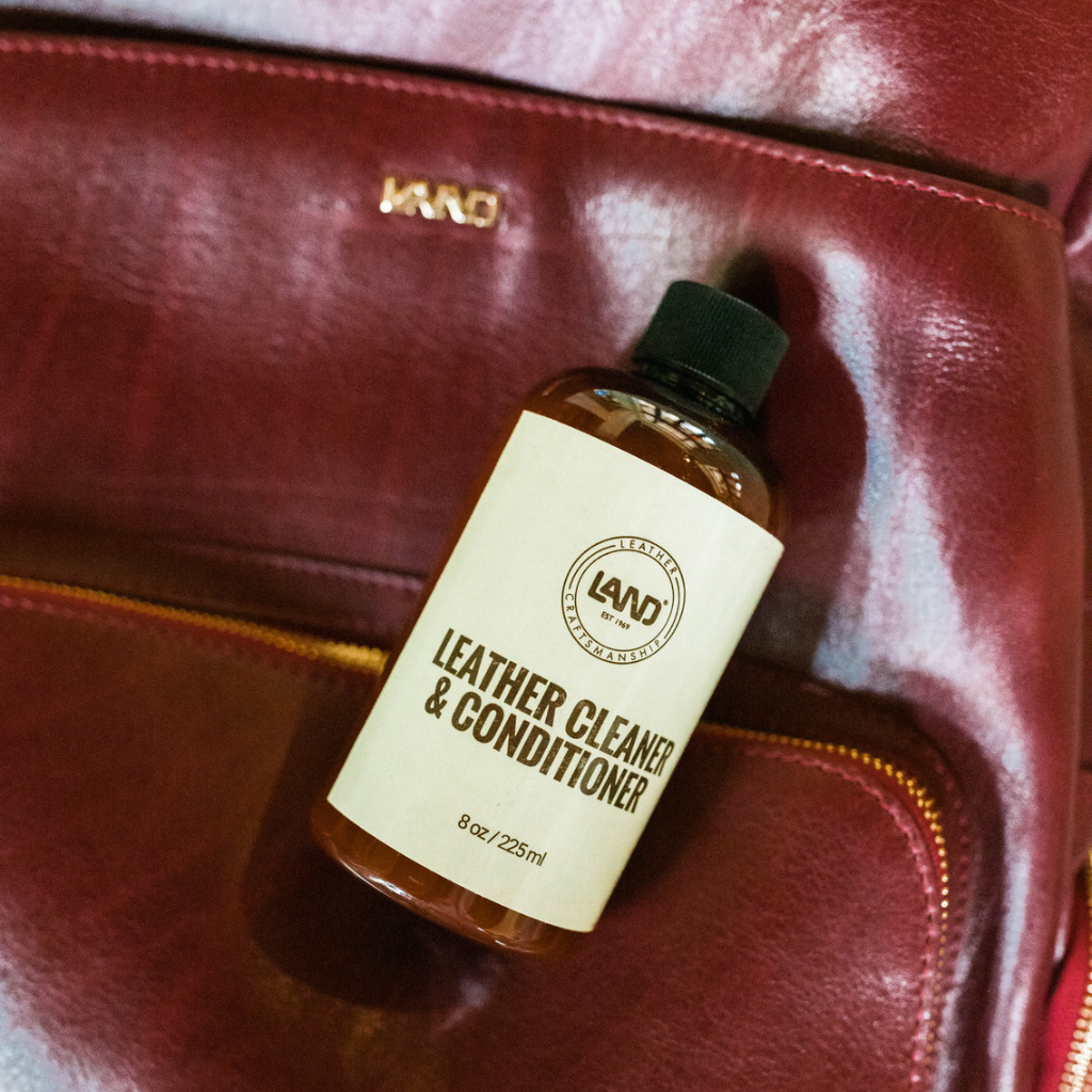 Leather Cleaner & Conditioner, Leather Care | LAND Leather Goods