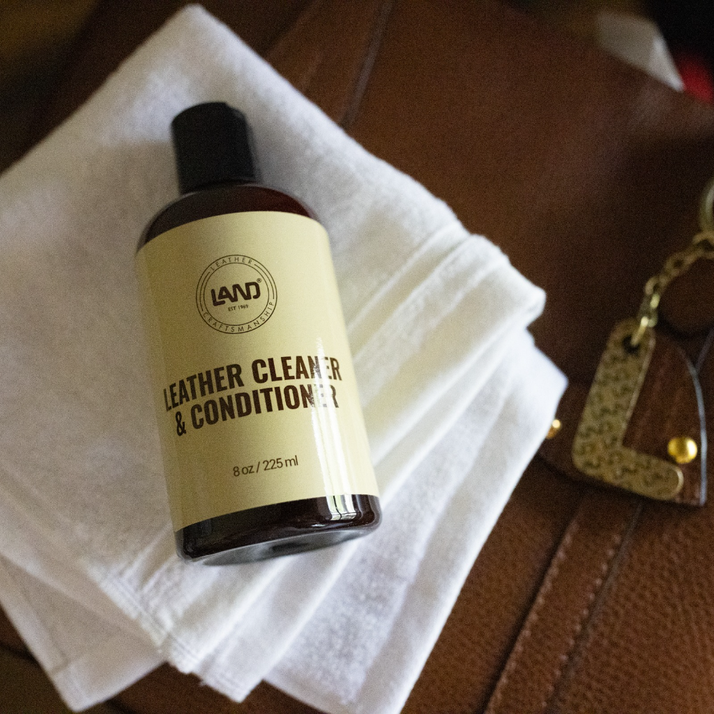 Leather Cleaner & Conditioner, Leather Care | LAND Leather Goods