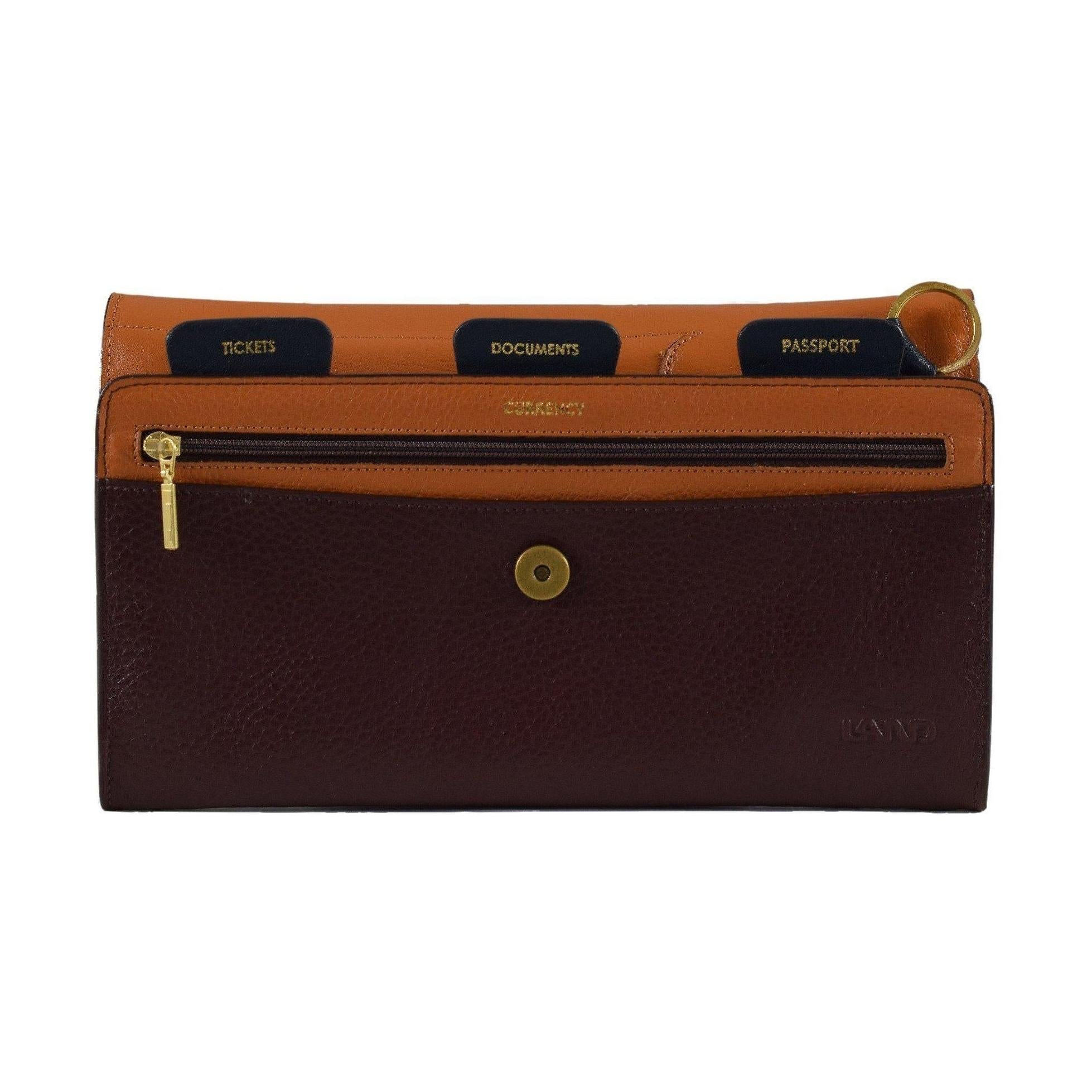 Cosmos Travel Organizer, Travel Organizer | LAND Leather