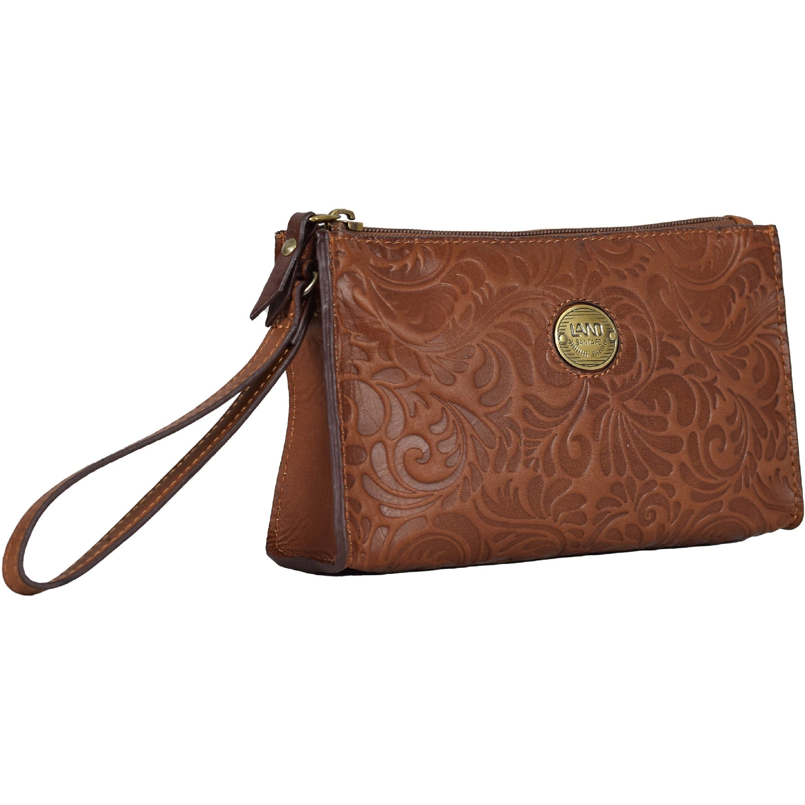 Santa Fe Wristlet Clutch - LAND Leather Goods