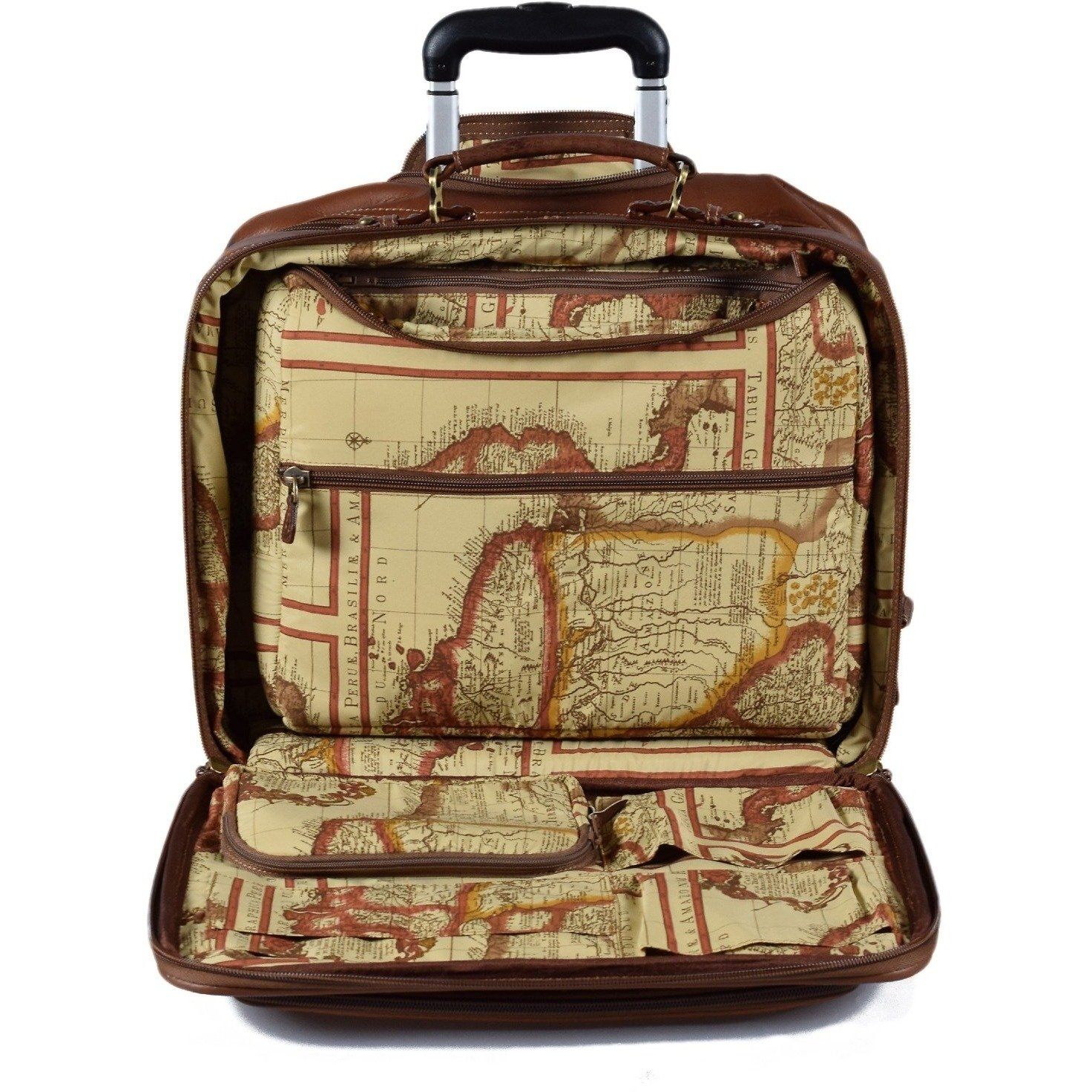 Santa Fe Wheeled Briefcase, Briefcase | LAND Leather