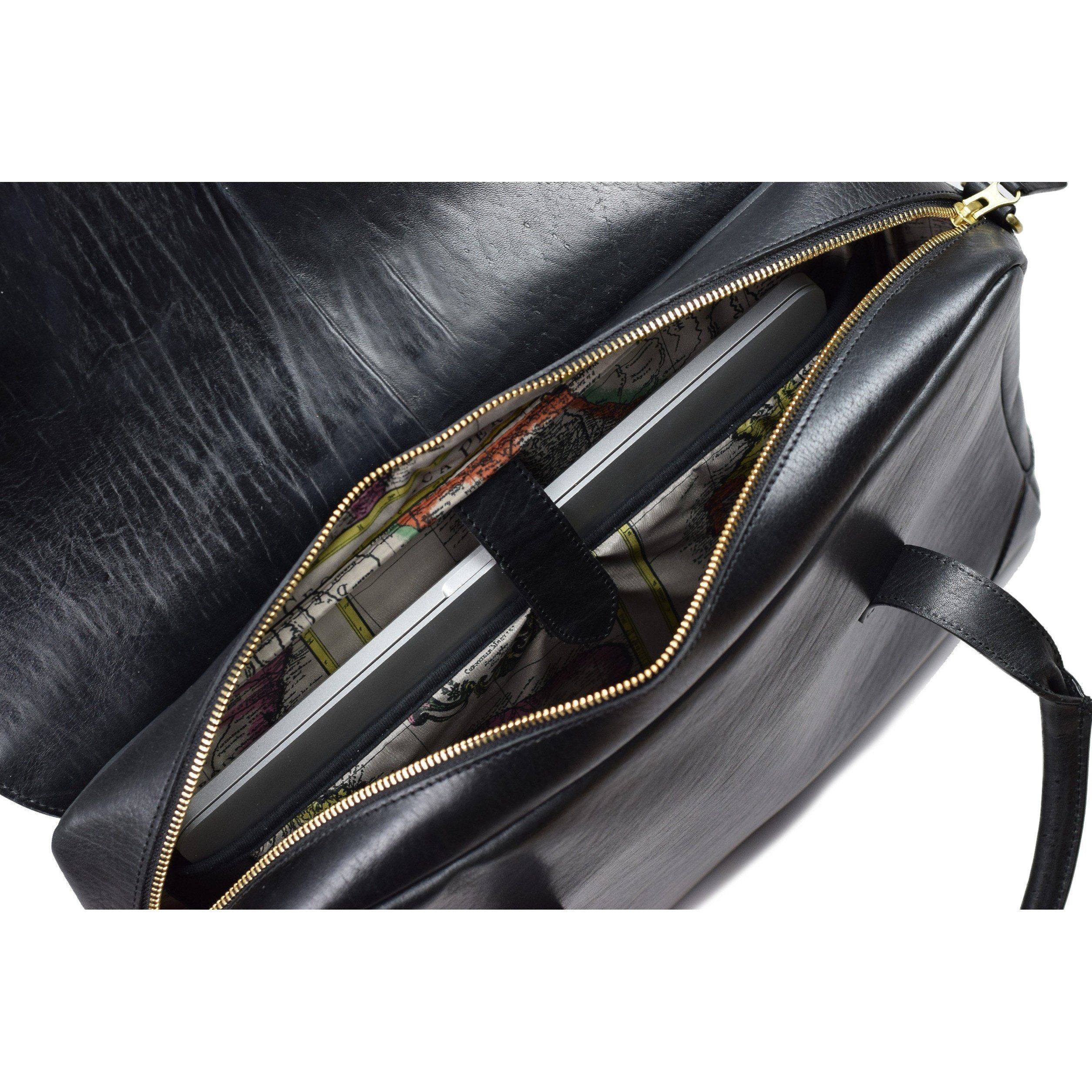 Limited Manhattan Flap Brief, Briefcase | LAND Leather