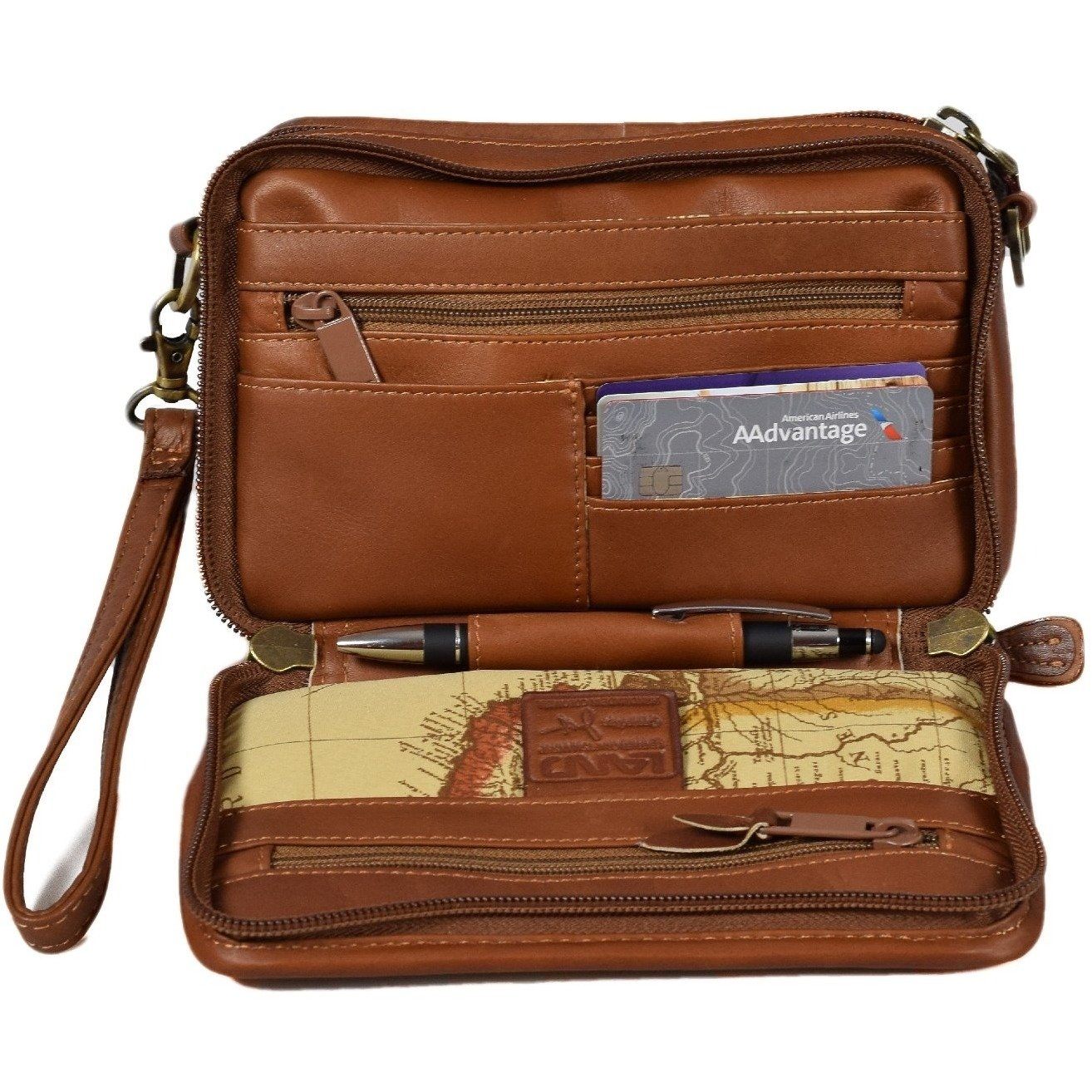 Santa Fe Hybrid Travel Organizer, Travel Organizer | LAND Leather