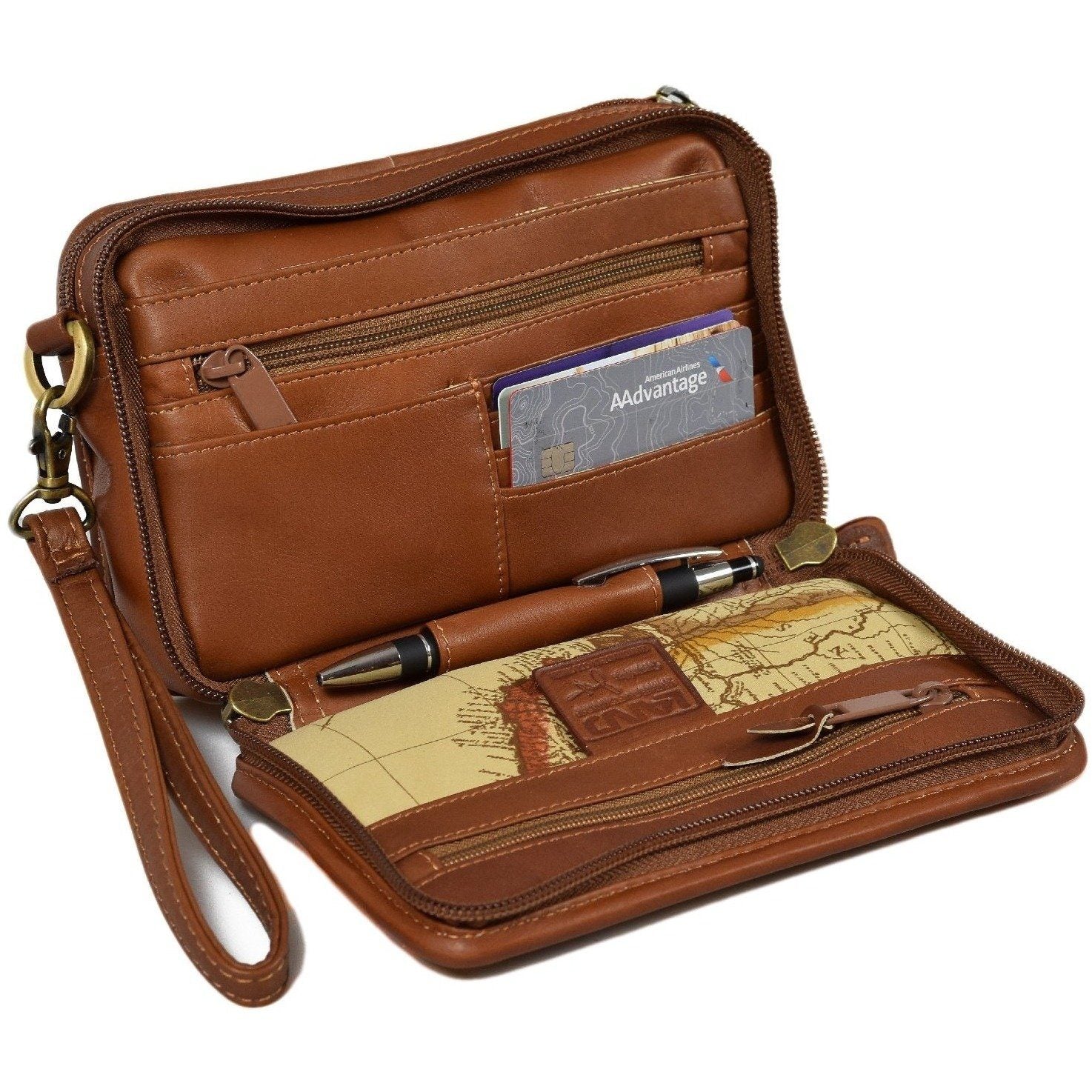 Santa Fe Hybrid Travel Organizer, Travel Organizer | LAND Leather