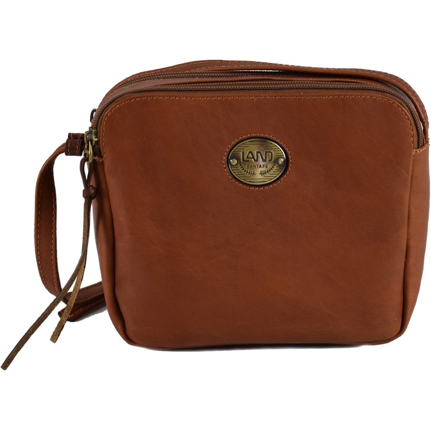 Santa Fe Siena Crossbody, Crossover Bag | LAND Leather