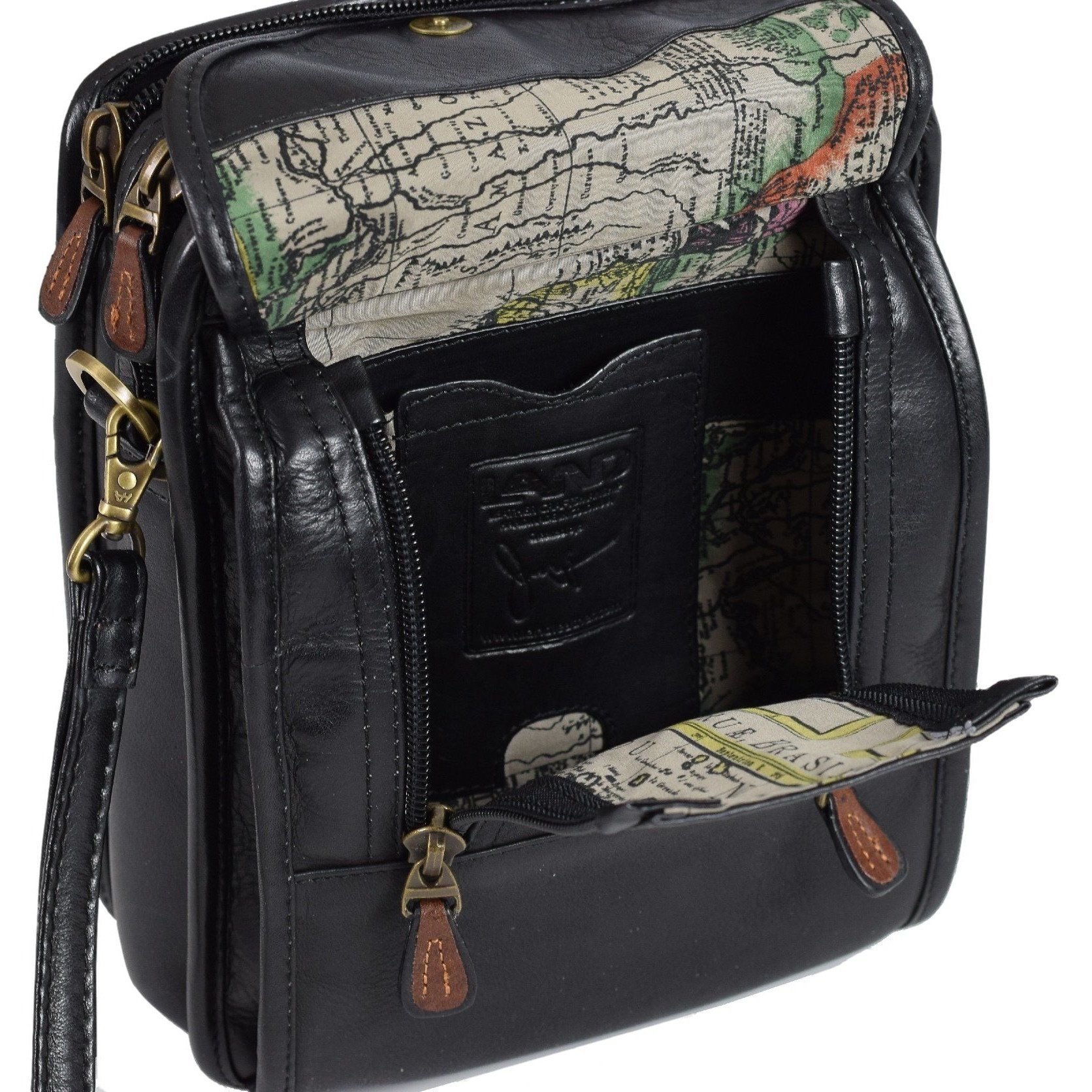 Santa Fe Day Bag, Travel Organizer | LAND Leather