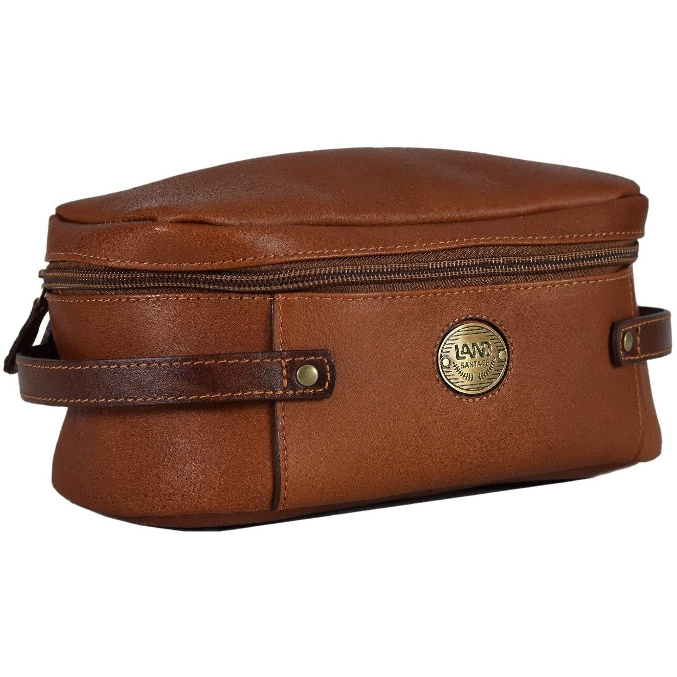 Santa Fe Brisbane Toiletry Kit, Toiletry Bag | LAND Leather