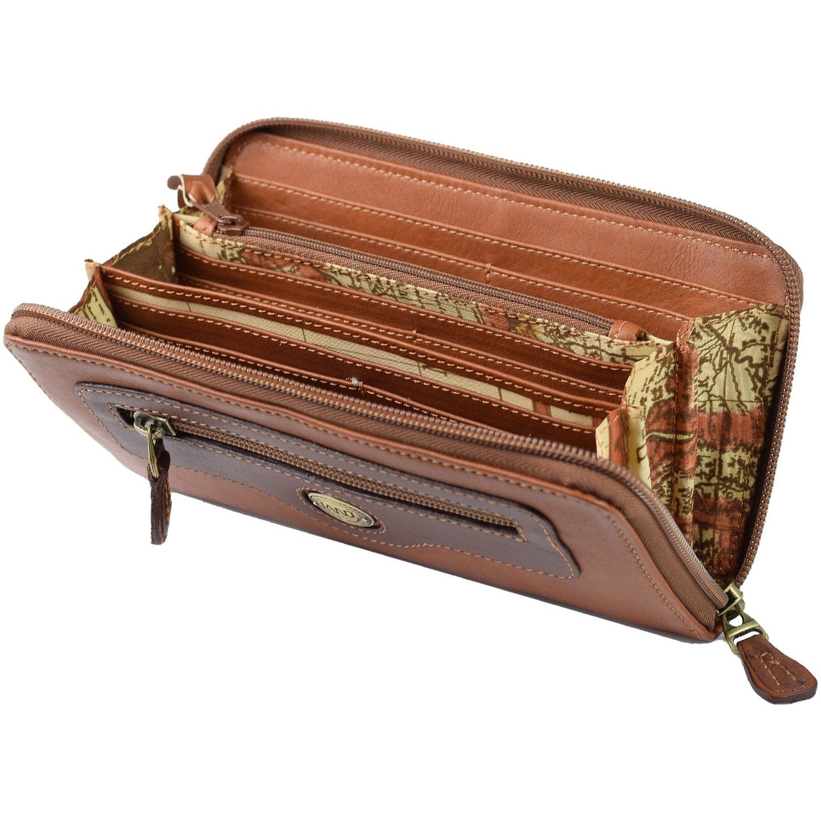 Santa Fe Ladies Wristlet, Wallet | LAND Leather