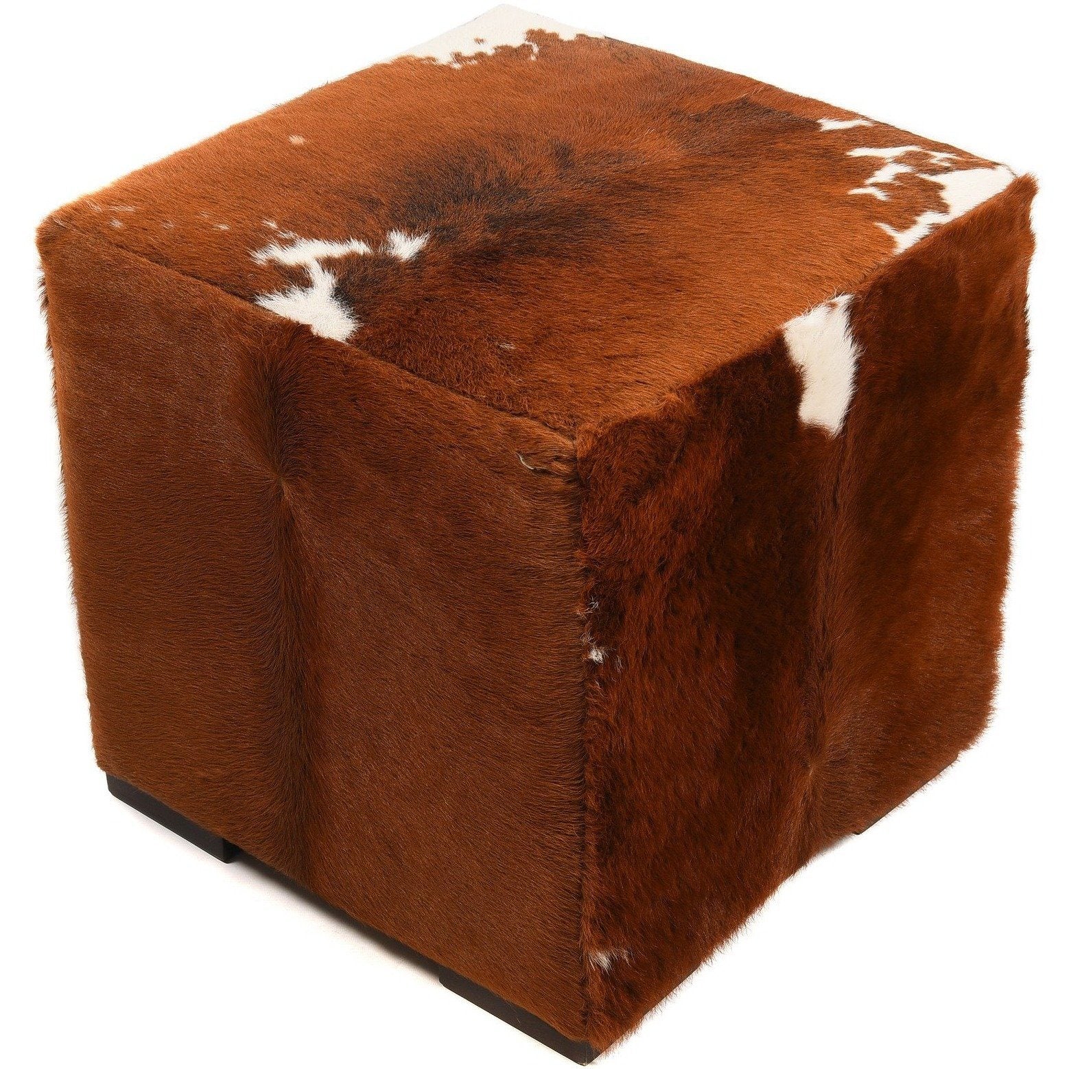 Natural Cowhide Pouf, LAND Puff | LAND Leather