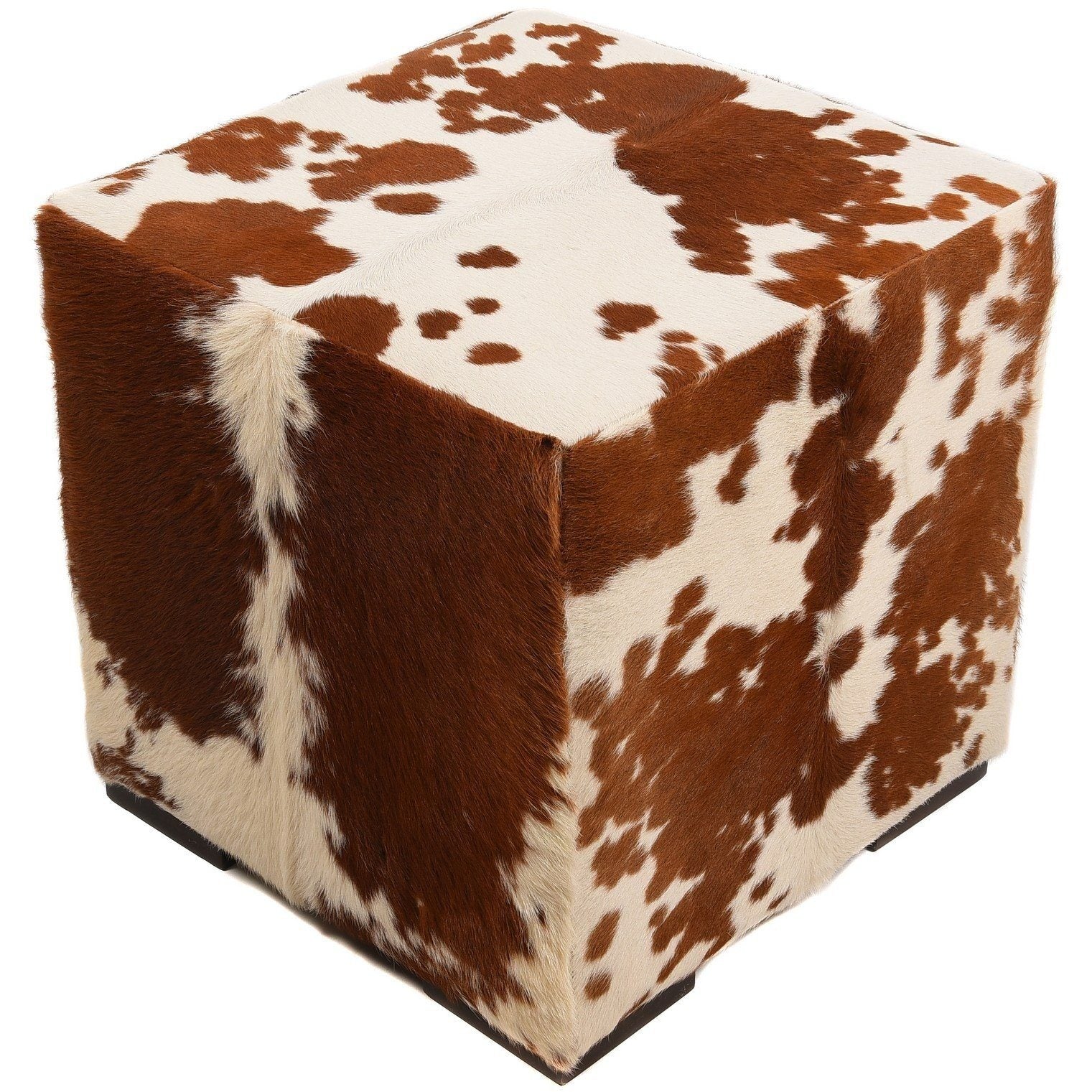 Natural Cowhide Pouf, LAND Puff | LAND Leather