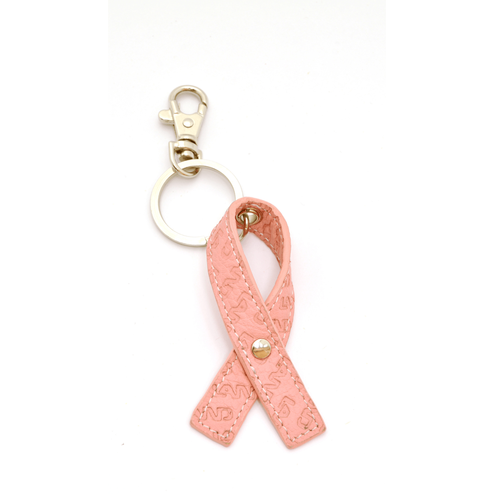 Breast Cancer Awareness Key Ring - LAND Leather Goods