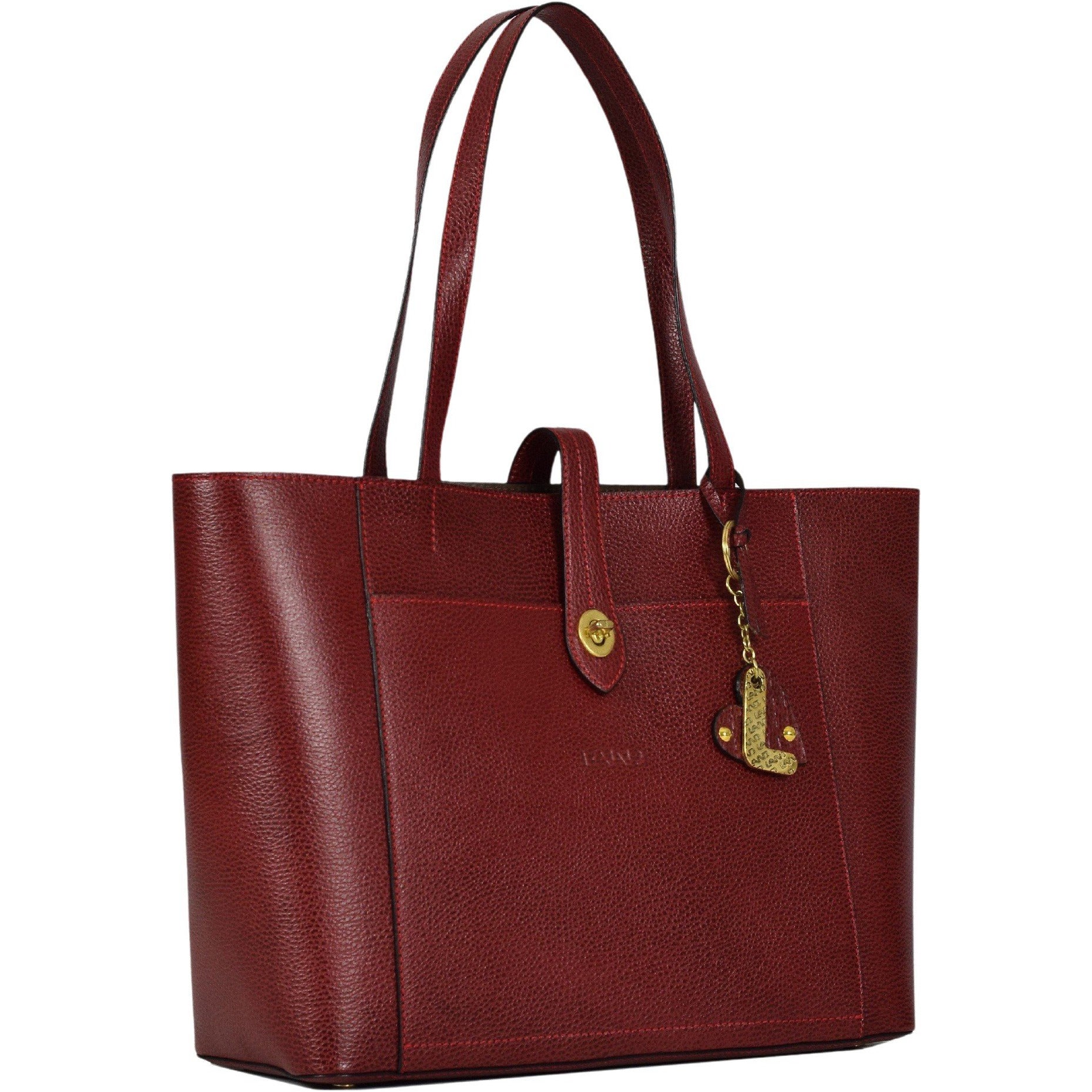 Bisenzio Ruby Shopper - LAND Leather Goods