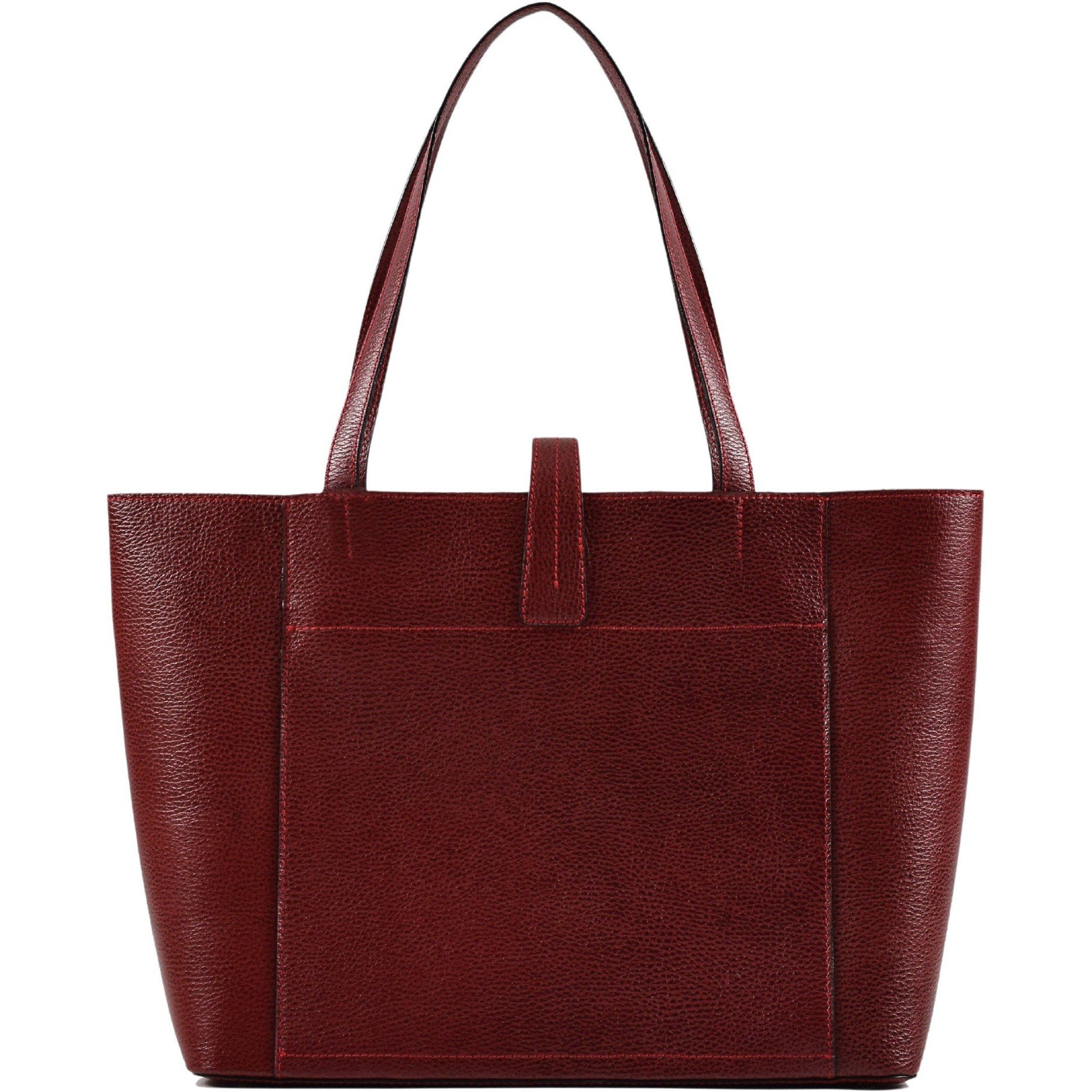 Bisenzio Ruby Shopper - LAND Leather Goods