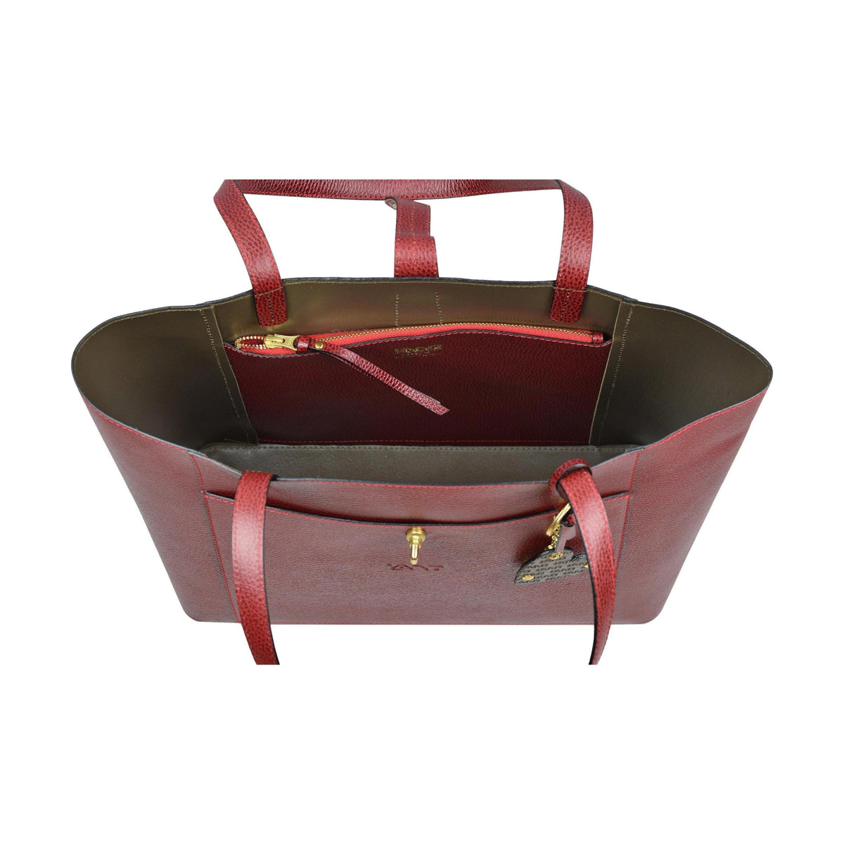 Bisenzio Ruby Shopper - LAND Leather Goods